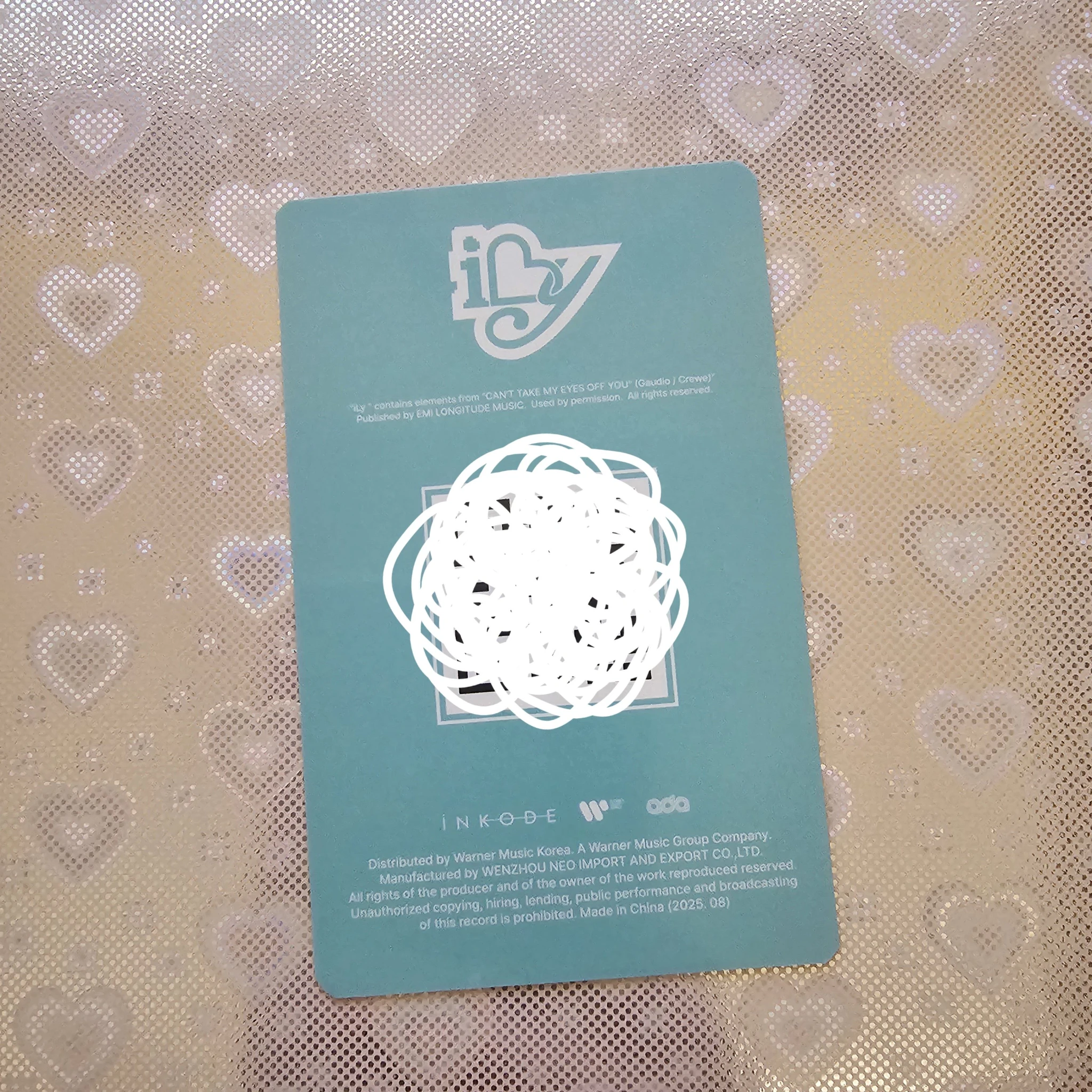 SAY MY NAME Hitomi SAY MY NAME - Hitomi - iLY Album album photocard keyring version listing photo 2
