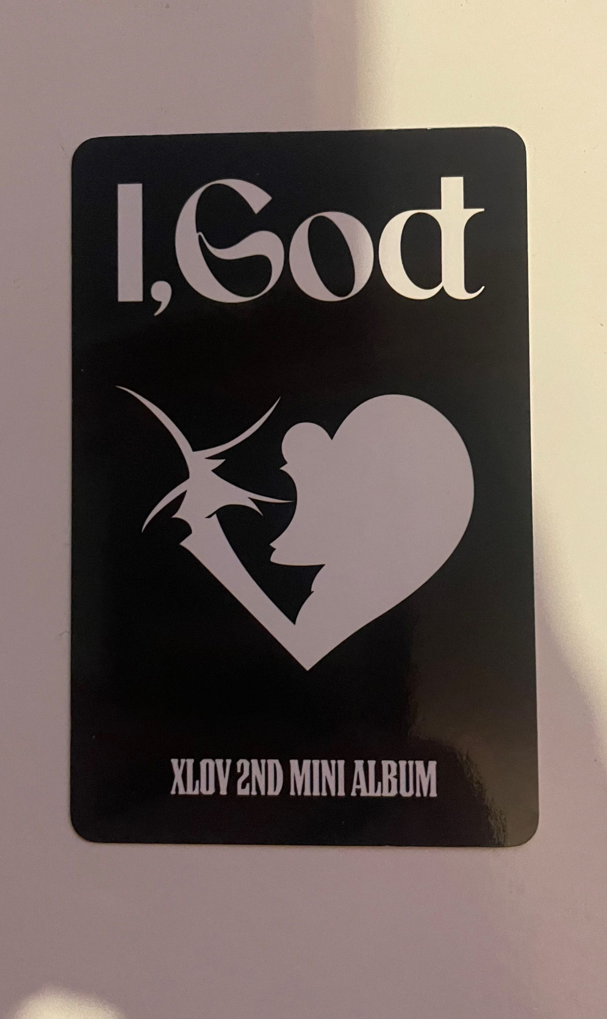 XLOV Haru XLOV - Haru - I, God Album pop-up store photocard set listing photo 2