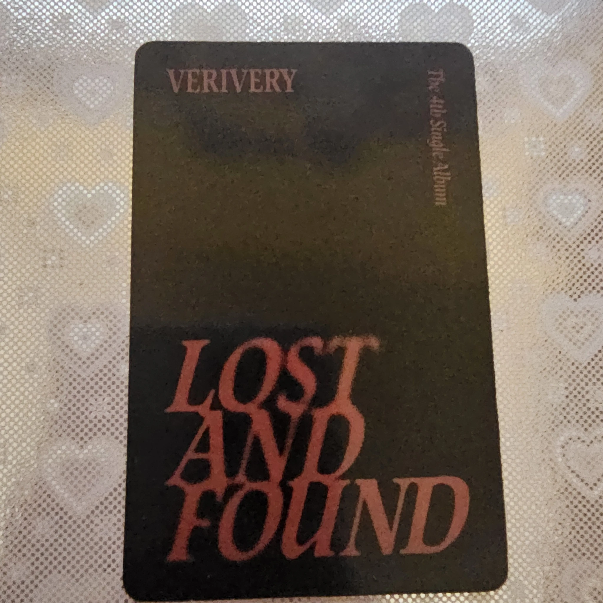 VERIVERY Dongheon VERIVERY - Dongheon - Lost and Found Album light version album photocard listing photo 2