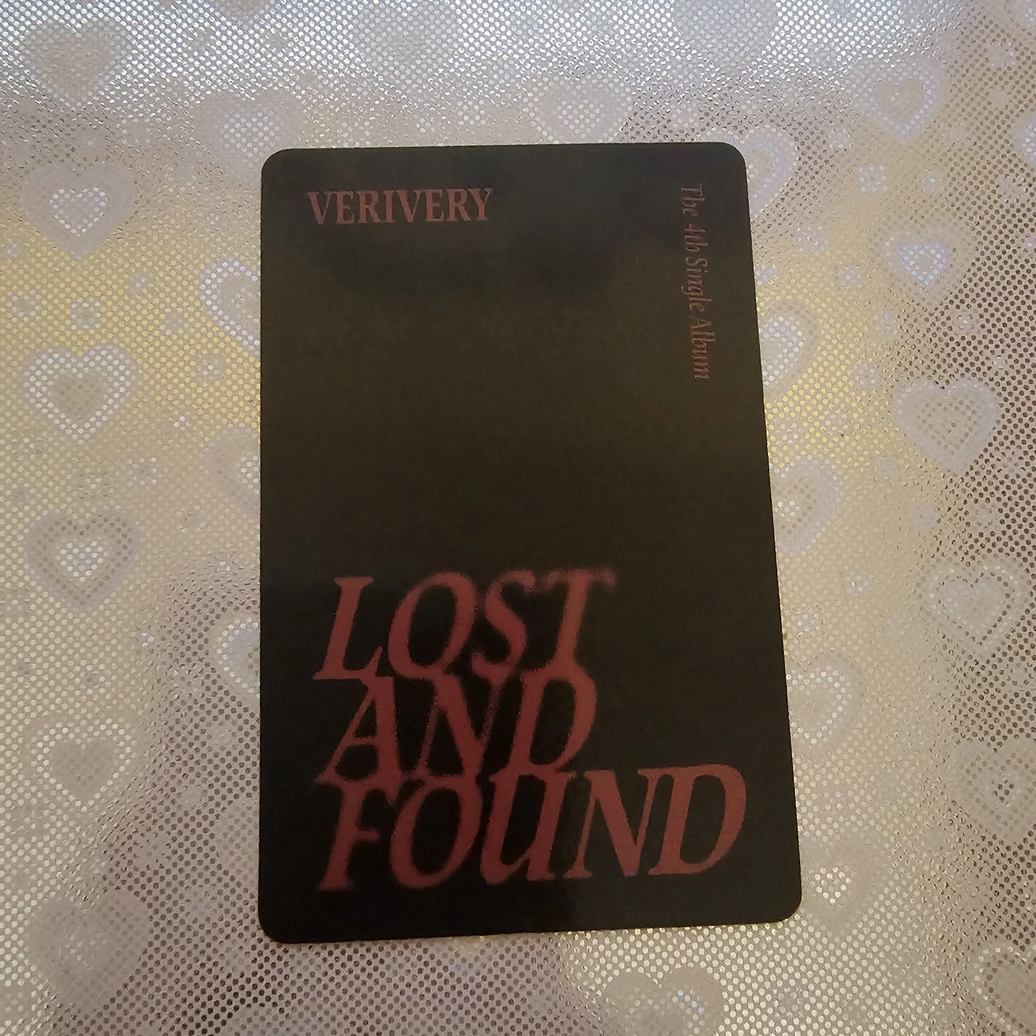 VERIVERY Kangmin VERIVERY - Kangmin - Lost and Found Album album photocard light version listing photo 2