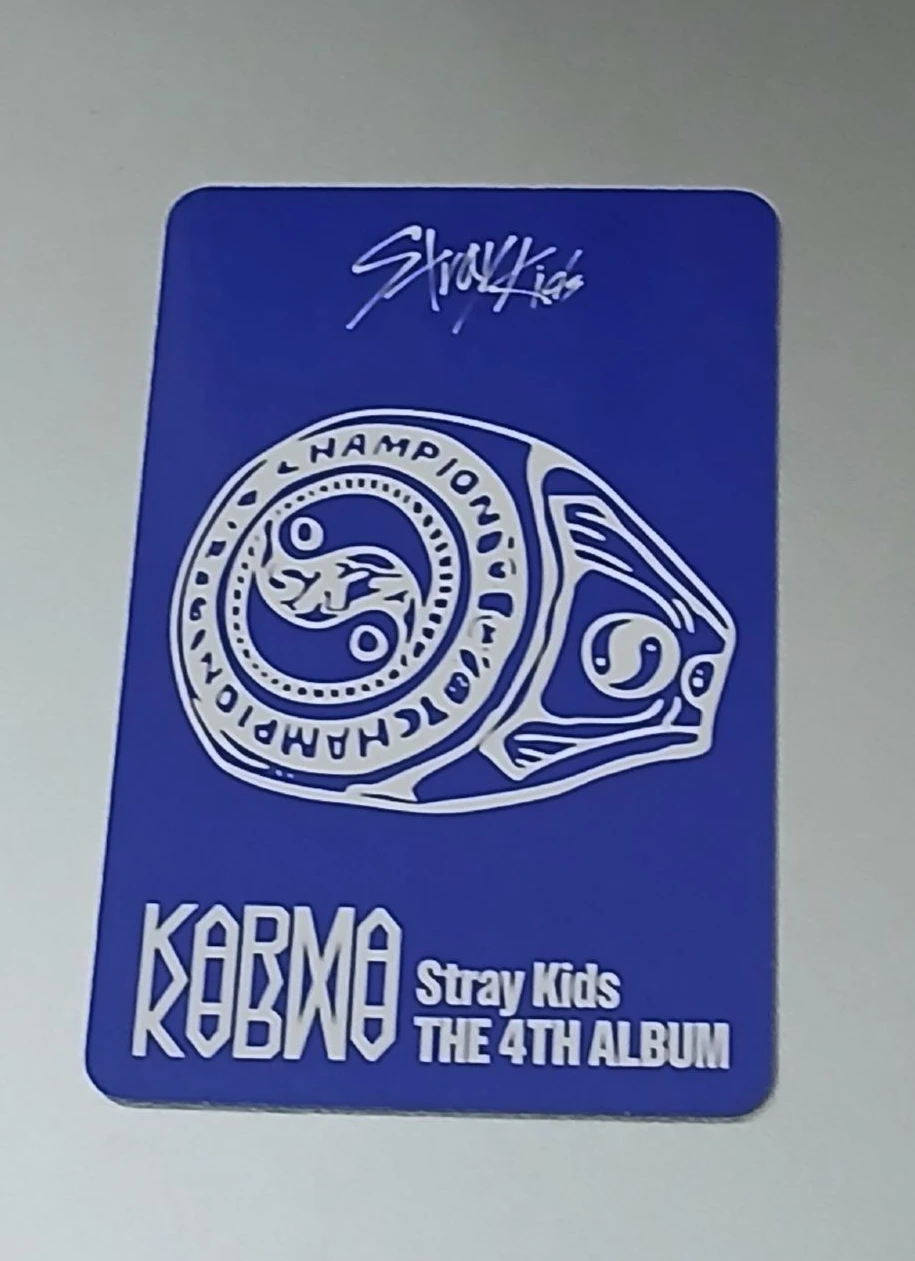 Stray Kids Changbin Stray Kids - Changbin - KARMA Album album photocard accordion version first press only listing photo 2