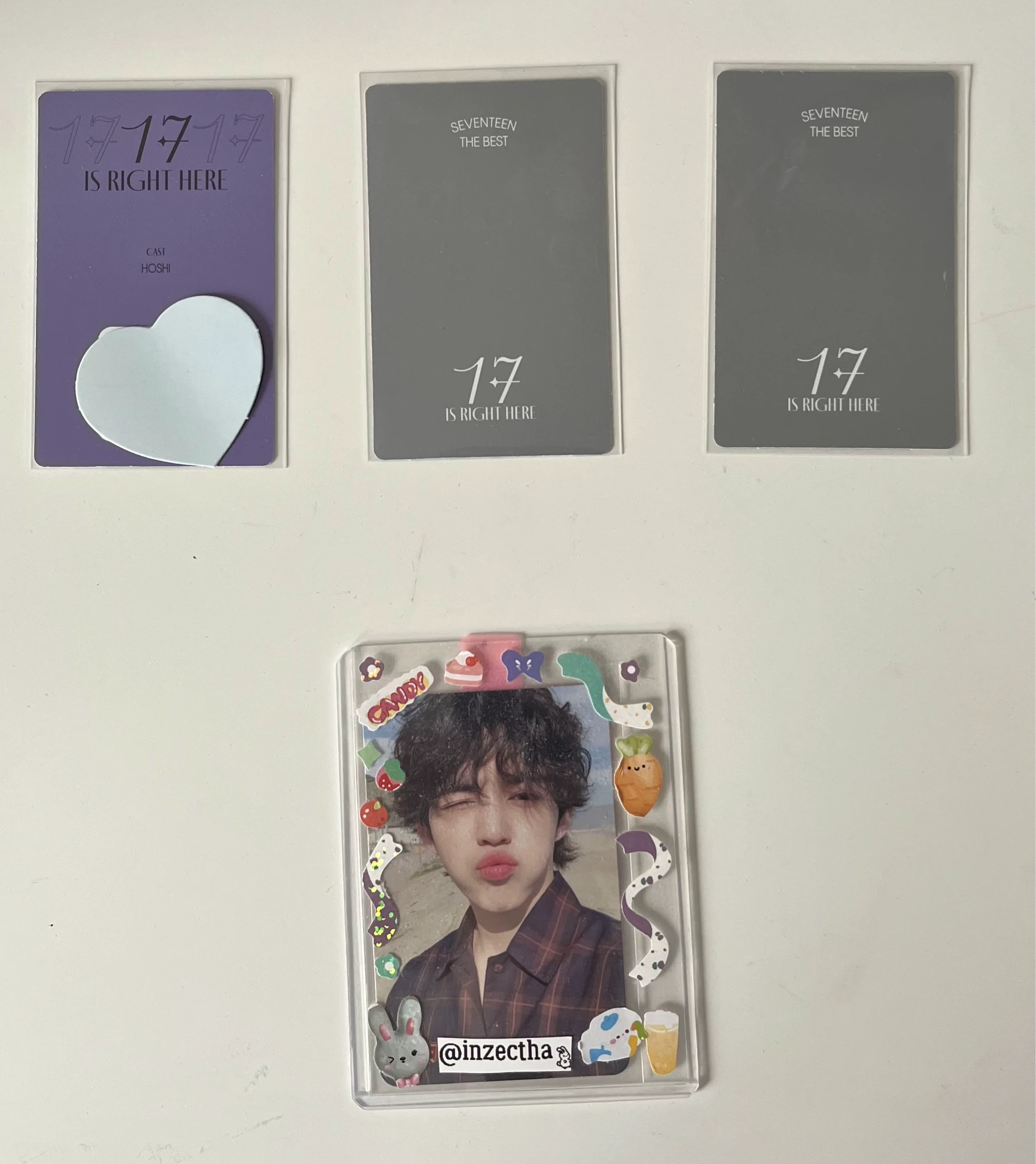 SEVENTEEN Hoshi SEVENTEEN - Hoshi - 17 IS RIGHT HERE Album weverse album version qr card listing photo 2