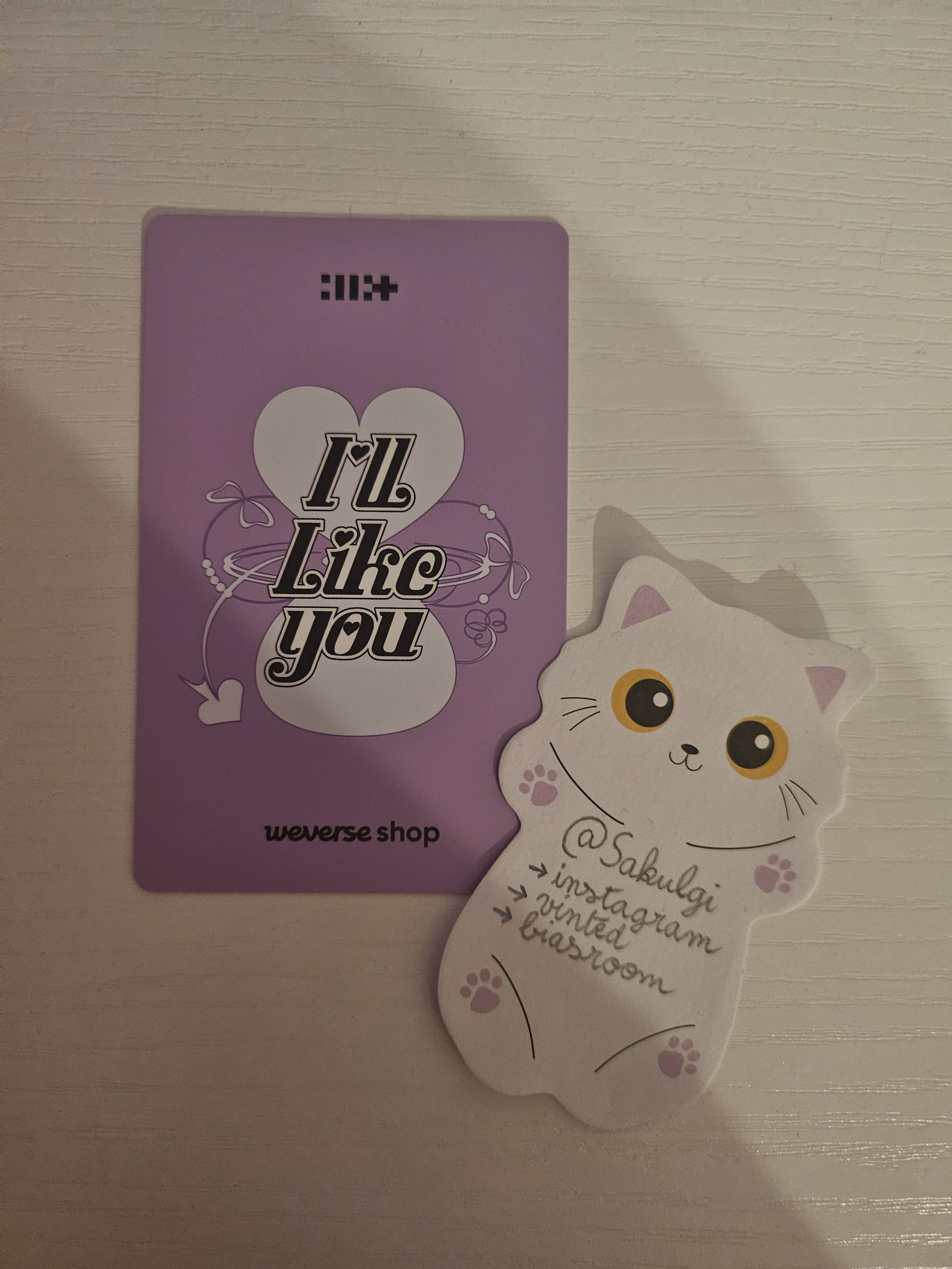 ILLIT Iroha ILLIT - I'LL LIKE YOU Album weverse shop global pre-order benefit (pob) listing photo 2