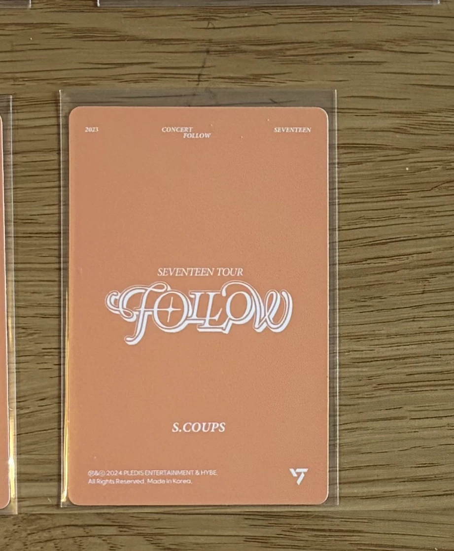 SEVENTEEN S.Coups SEVENTEEN - S.Coups - Follow Tour Event digicode version seoul listing photo 2