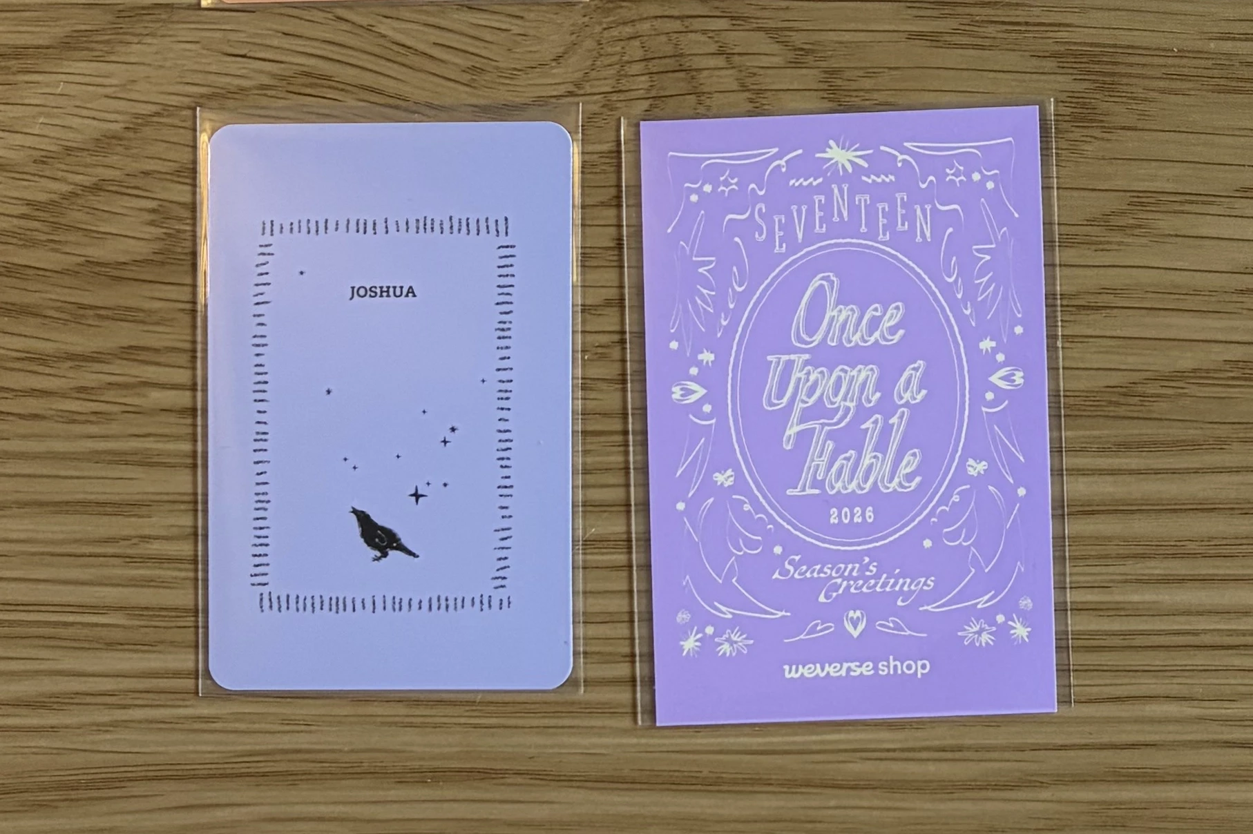 SEVENTEEN Joshua SEVENTEEN - Joshua - 2026 Season's Greetings Other season's greetings pob (pre-order benefit) weverse global shop (wvg) listing photo 2