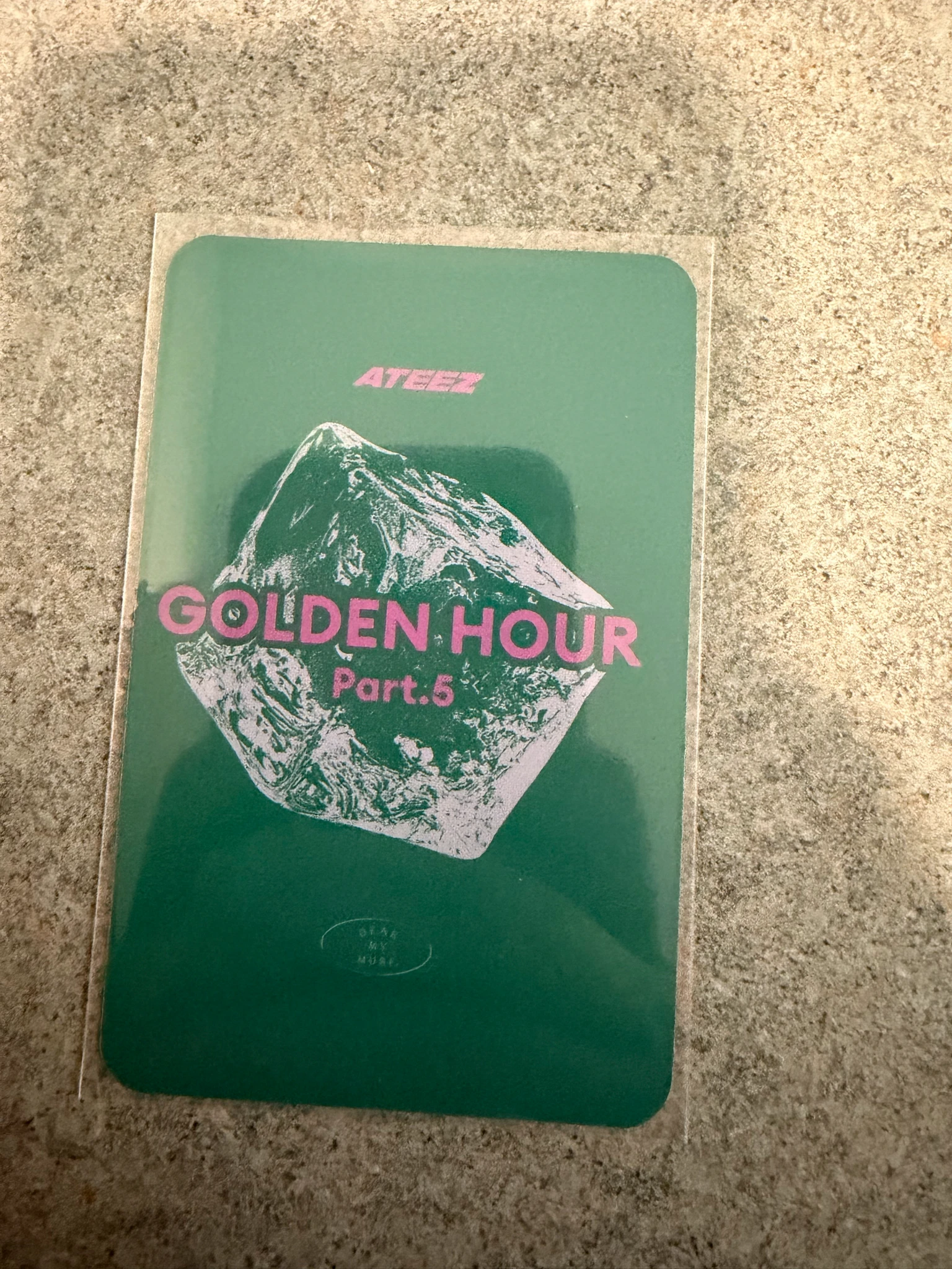 ATEEZ Yeosang ATEEZ - Yeosang - GOLDEN HOUR : Part.5 Album fansign dear my muse (dmm) round 1 listing photo 2