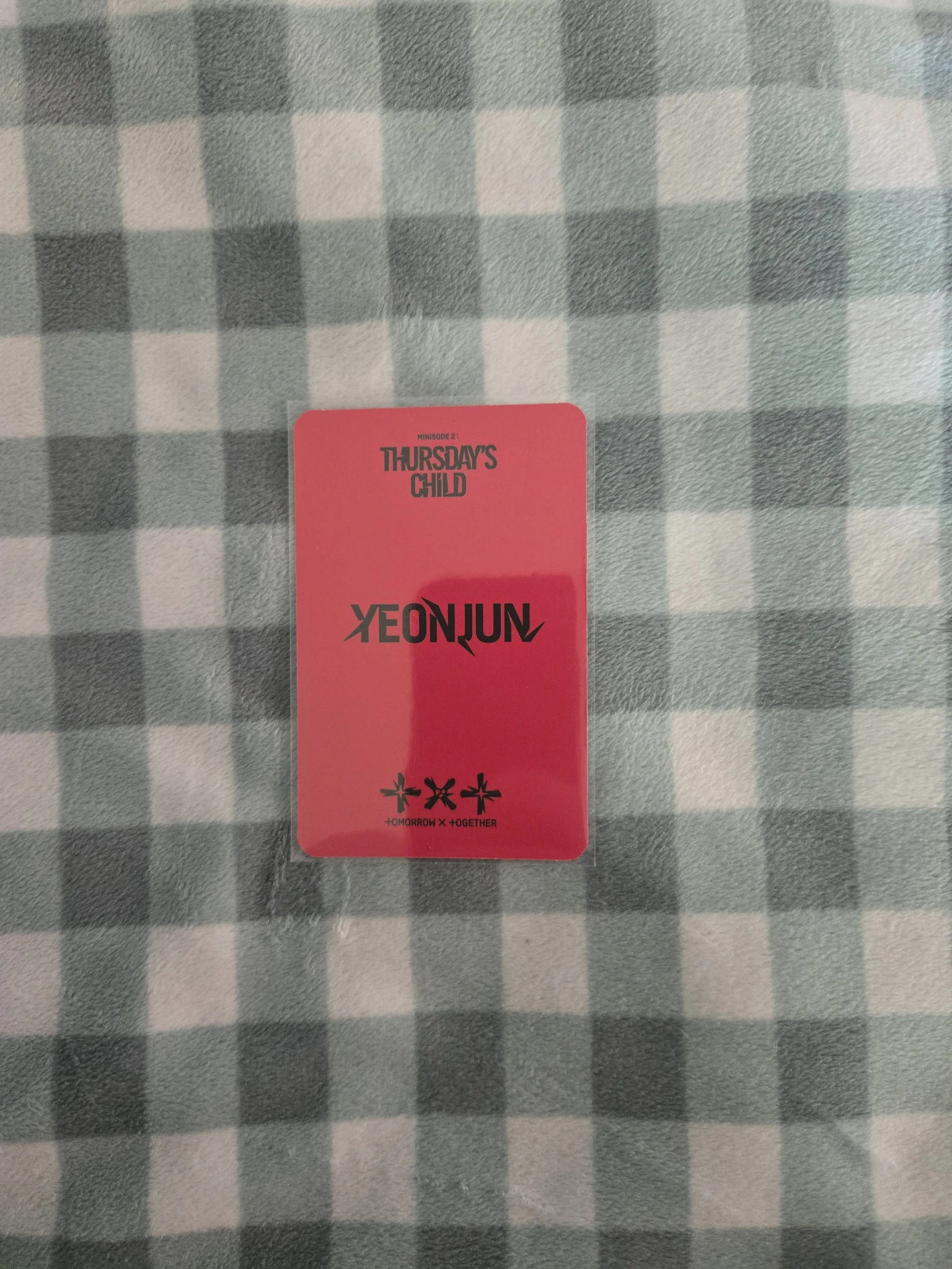 TOMORROW X TOGETHER Yeonjun TOMORROW X TOGETHER - Yeonjun - Minisode 2: Thursday's Child Album mess version album photocard listing photo 2