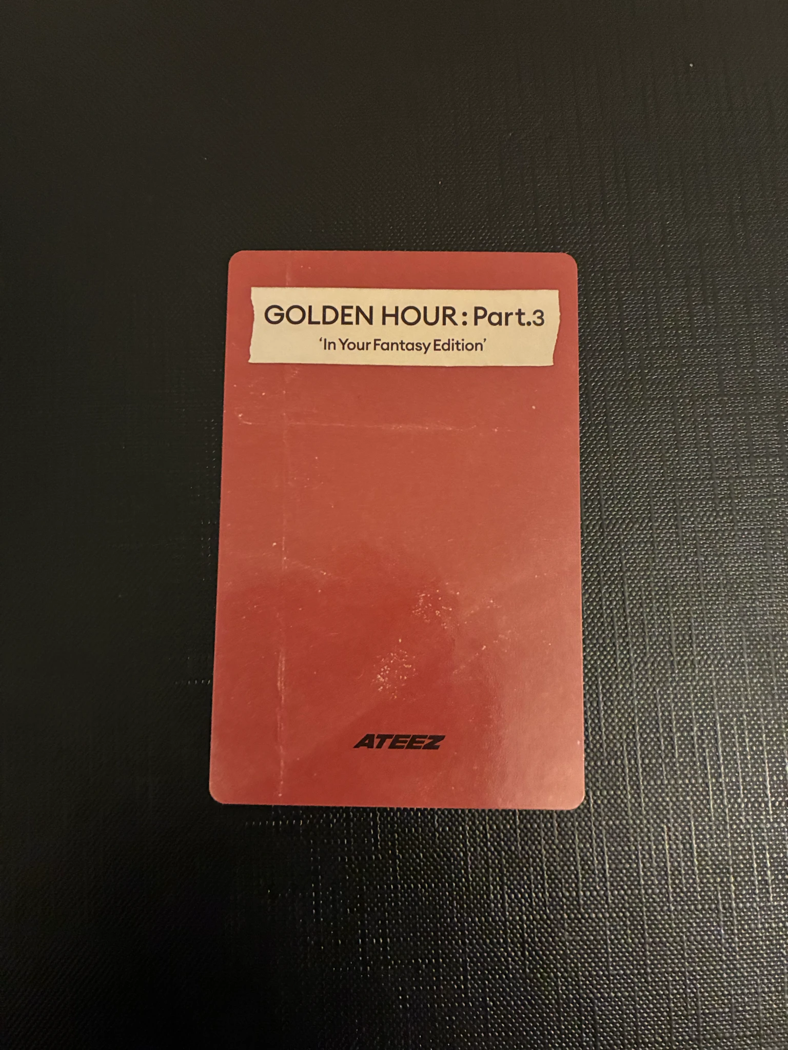ATEEZ San ATEEZ - San - Golden Hour : Part.3 'In Your Fantasy Edition' Album album photocard limited version listing photo 2