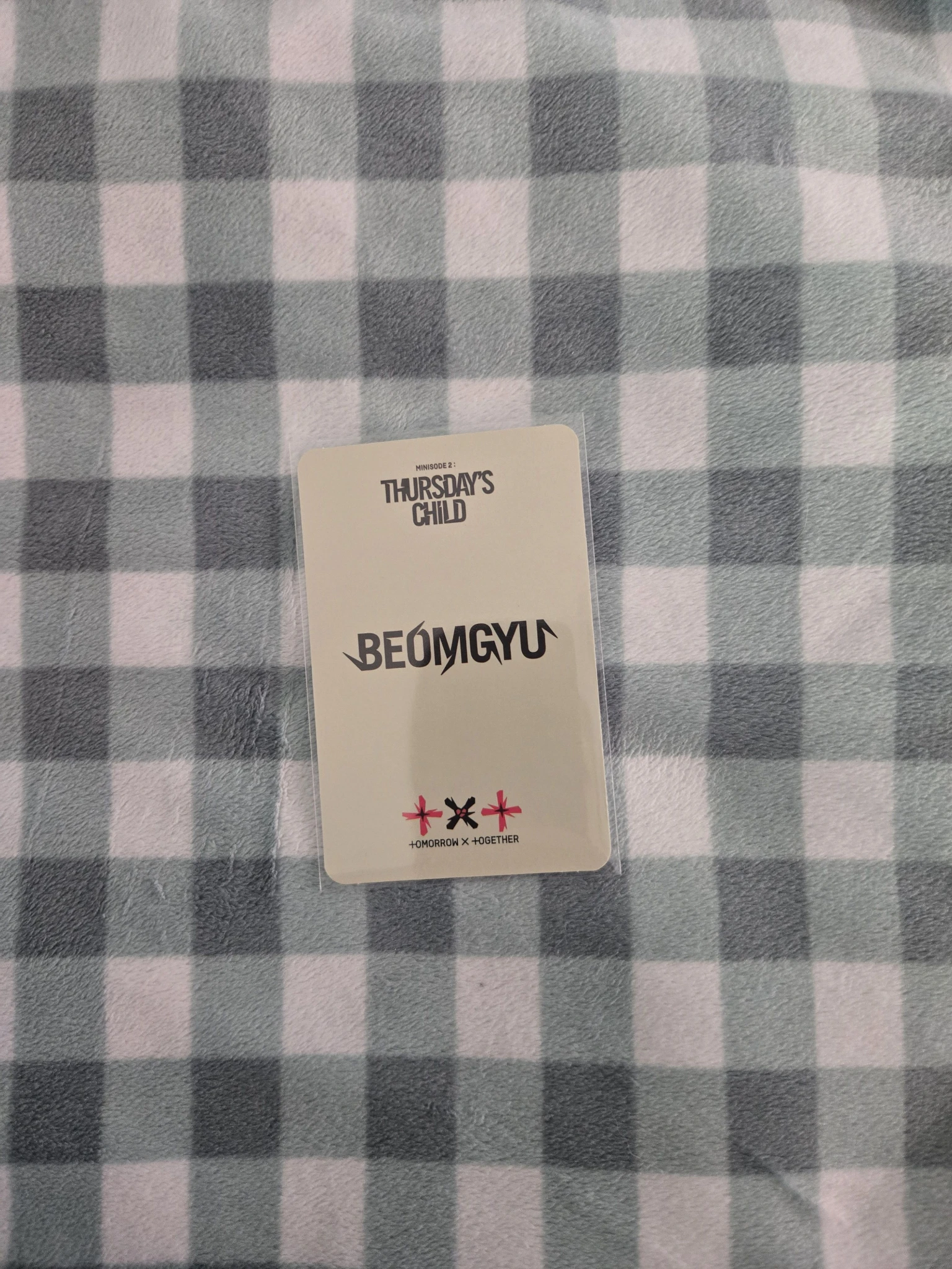 TOMORROW X TOGETHER Beomgyu TOMORROW X TOGETHER - Beomgyu - Minisode 2: Thursday's Child Album end ver. album photocard listing photo 2