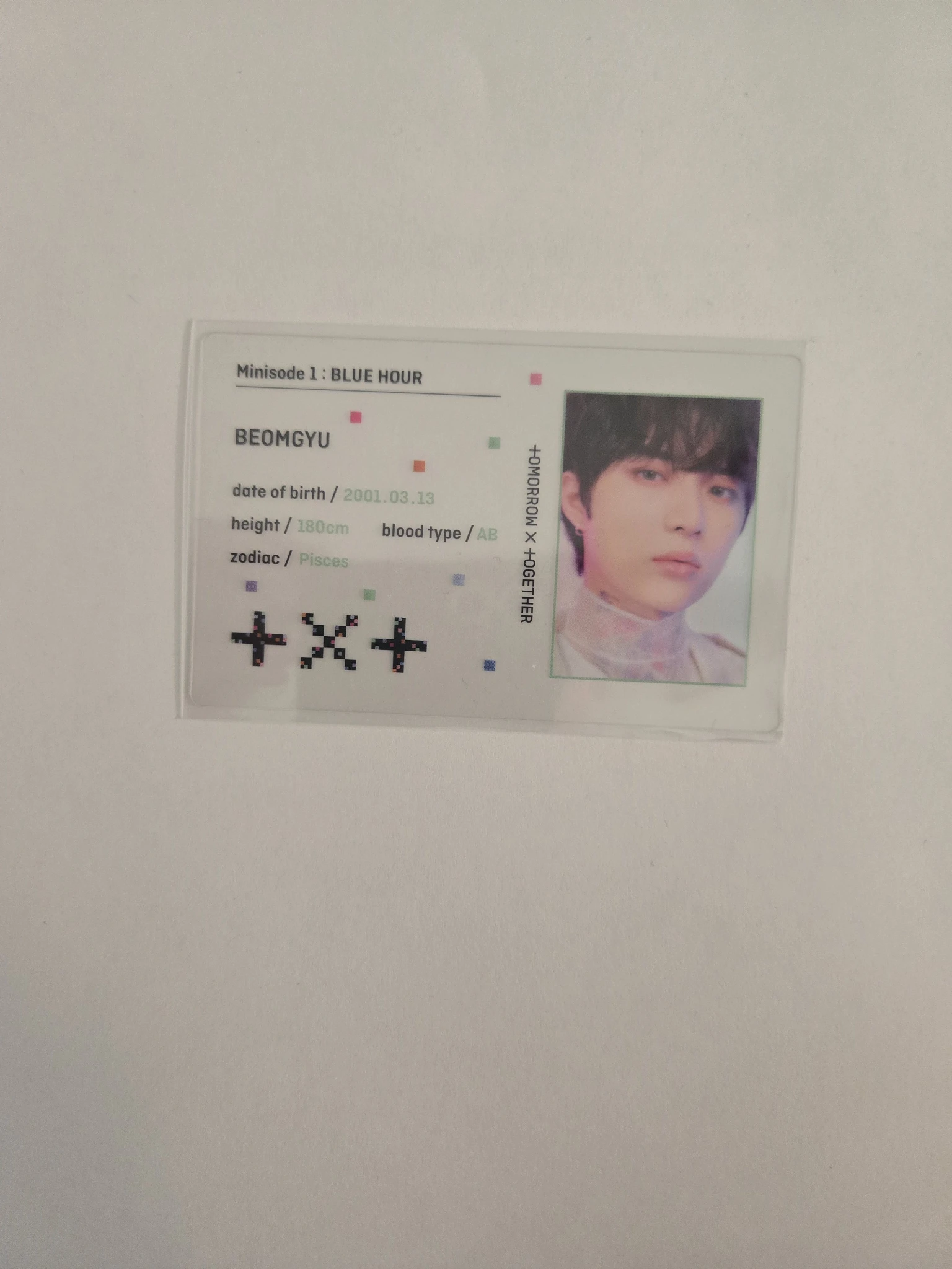 TOMORROW X TOGETHER Beomgyu TOMORROW X TOGETHER - Beomgyu - Minisode 1: Blue Hour Album album inclusion vr ver. listing photo 2