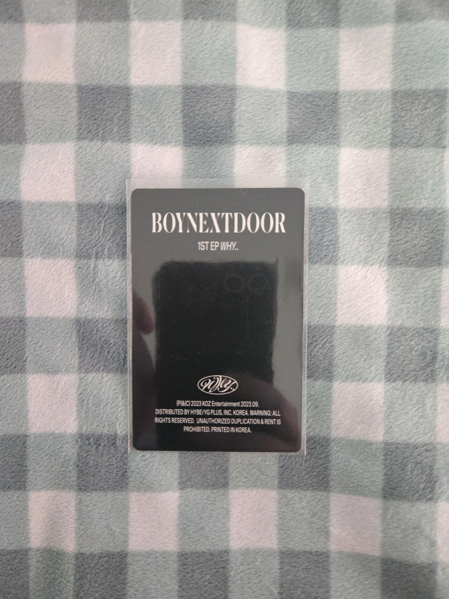 BOYNEXTDOOR BOYNEXTDOOR - Leehan & Riwoo - WHY.. Album album photocard unit listing photo 2