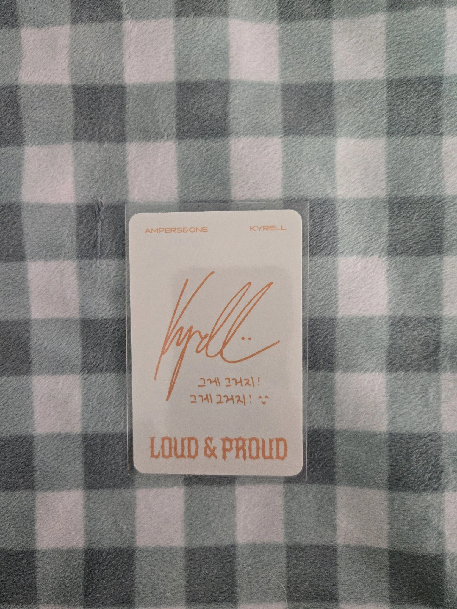AMPERS&ONE Kyrell AMPERS&ONE - Kyrell - LOUD & PROUD Album album photocard smash version listing photo 2