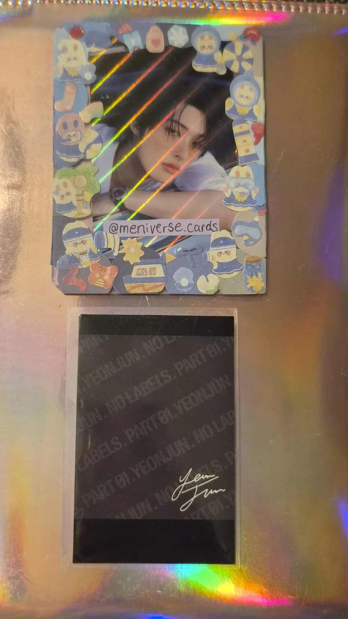 TOMORROW X TOGETHER Yeonjun TOMORROW X TOGETHER - Yeonjun - NO LABELS: PART 01 Album solo album pob (pre-order benefit) apple music polaroid listing photo 2