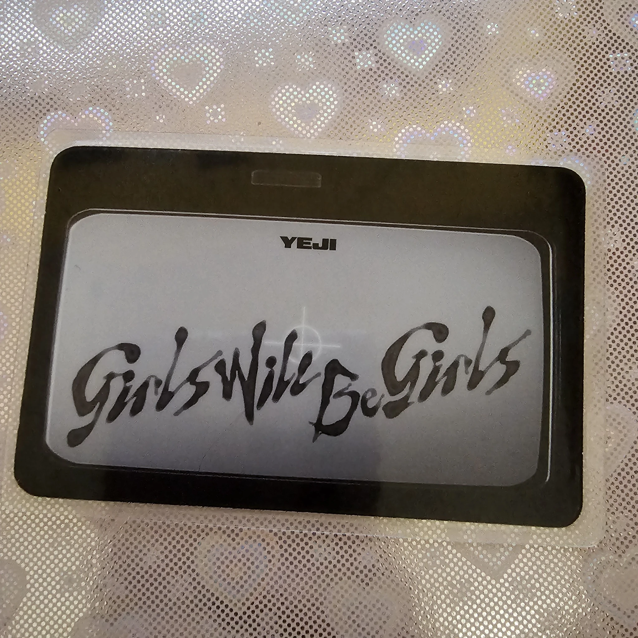 ITZY Yeji ITZY - Yeji - Girls Will Be Girls Album album photocard photobook ver. non-selfie concept photocard listing photo 2