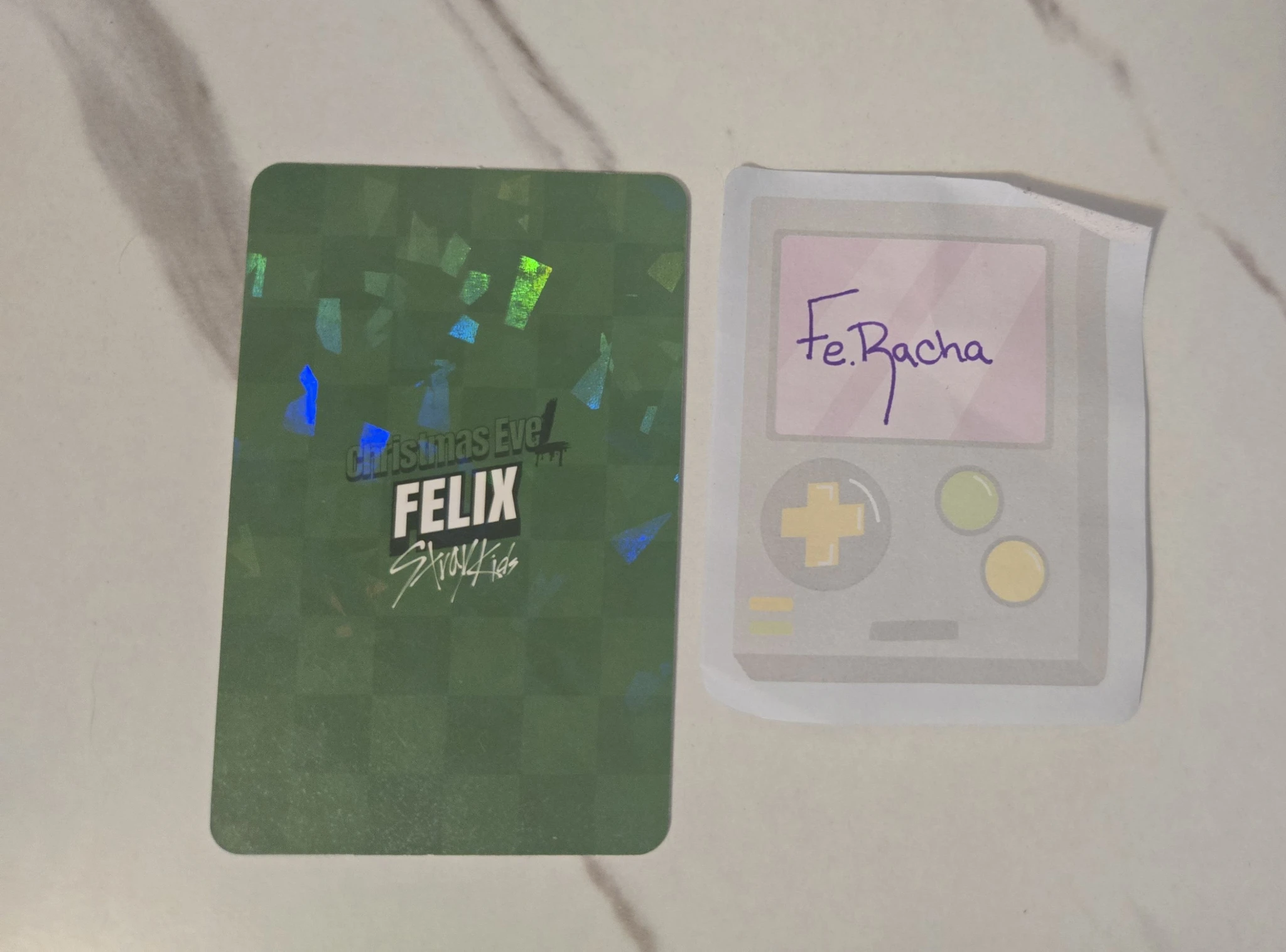 Stray Kids Felix Stray Kids - Felix - Christmas EveL Album album photocard glitter ver. glitter listing photo 2