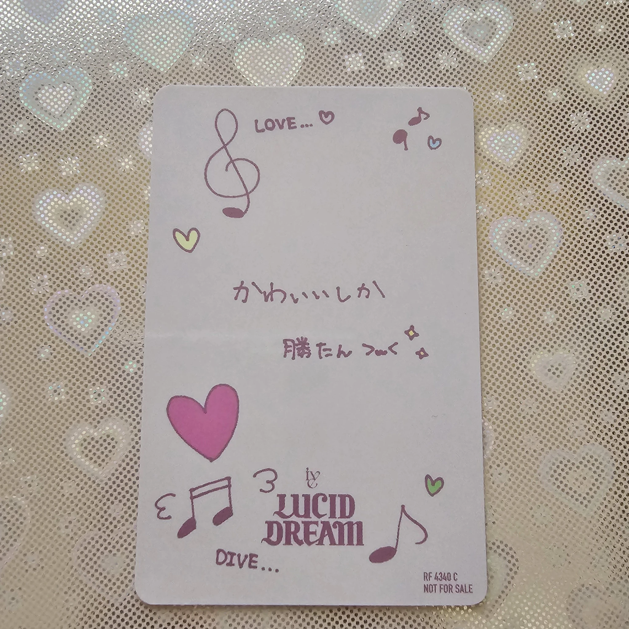 IVE Rei IVE - Rei - LUCID DREAM Album album photocard japanese album solo jacket version listing photo 2