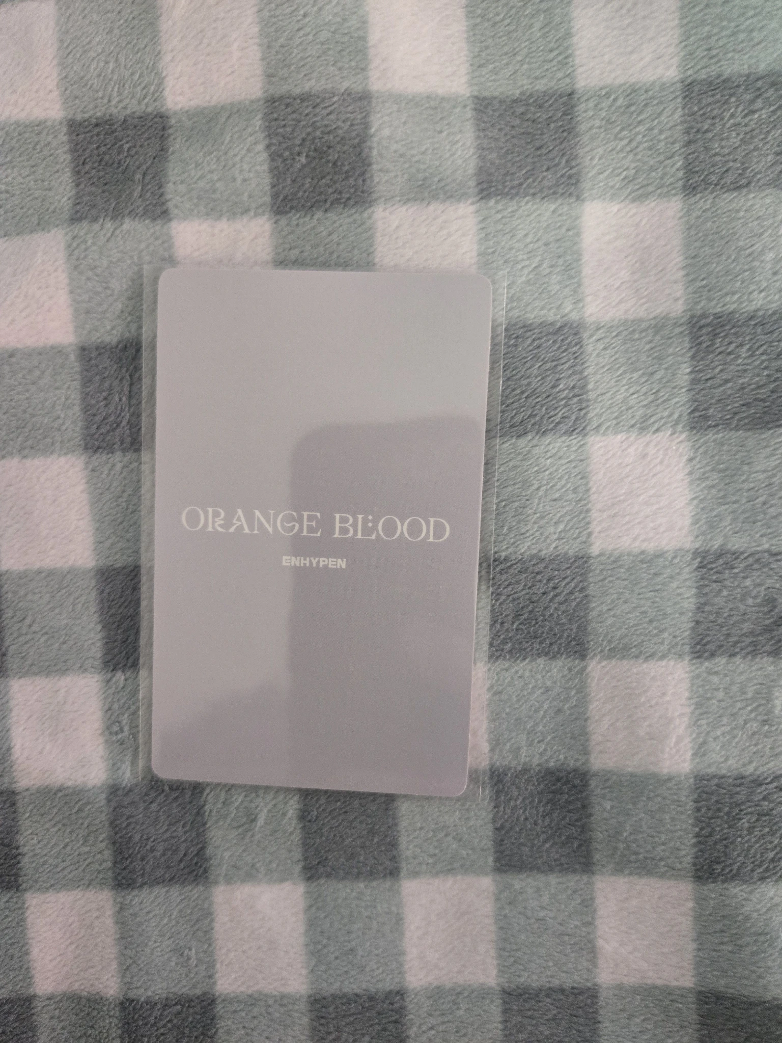 ENHYPEN Sunoo ENHYPEN - Sunoo - ORANGE BLOOD Album kalpa version album photocard B version listing photo 2