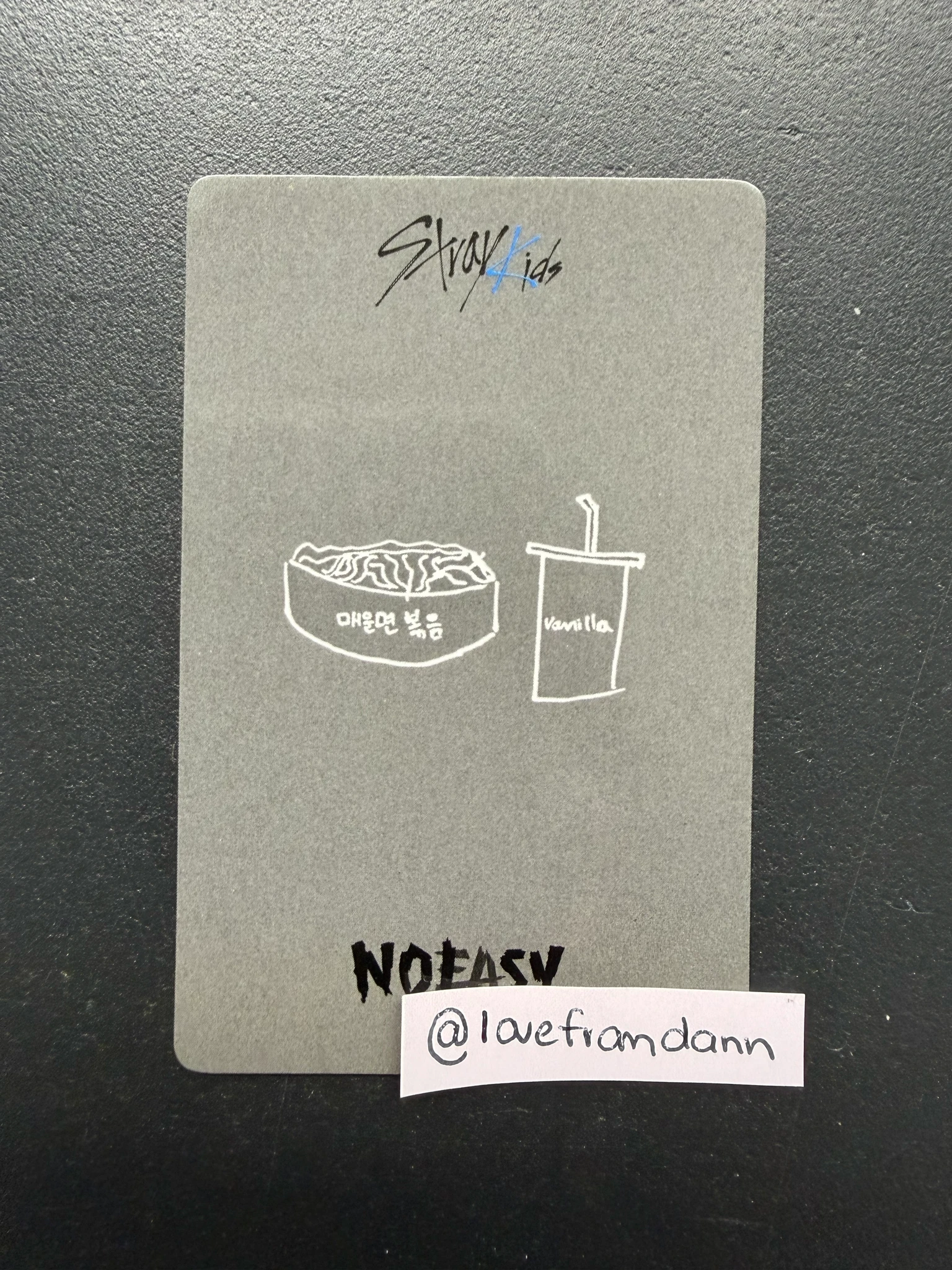 Stray Kids Felix Stray Kids - Felix - NoEasy Album pre-order benefit (pob) yizhiyu video call round 3 listing photo 2