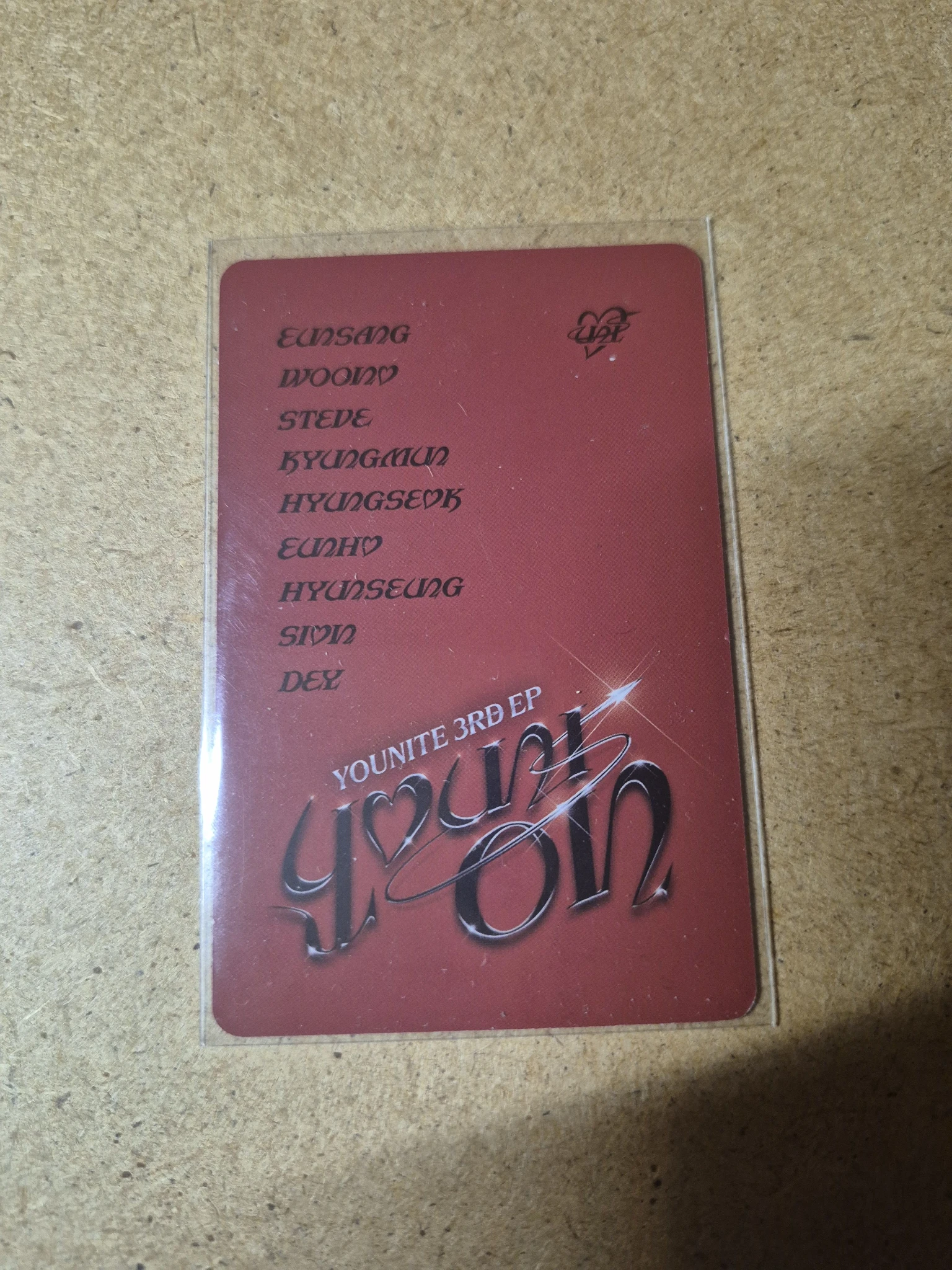 Younite Sion Younite - Sion - Youni-On Album poca album album photocard listing photo 2