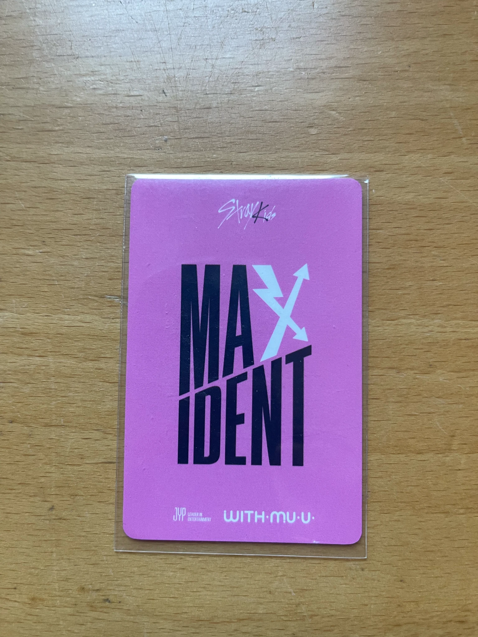 Stray Kids Hyunjin Stray Kids - Hyunjin - Maxident Album pre-order benefit (pob) withmuu listing photo 2