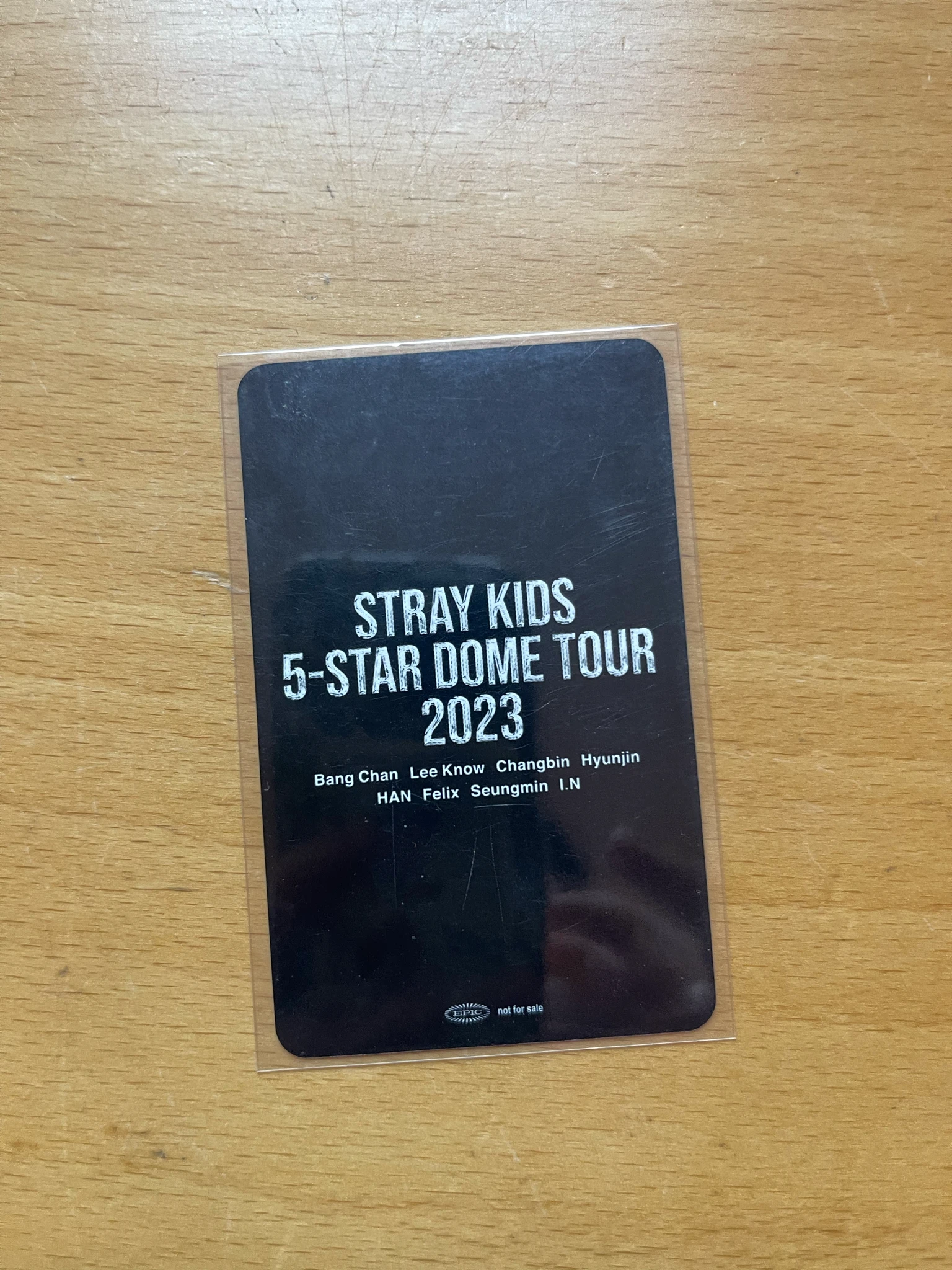 Stray Kids Hyunjin Stray Kids - Hyunjin - 5-Star Dome Tour 2023 Event osaka day 2 purchase benefit venue-limited social path listing photo 2