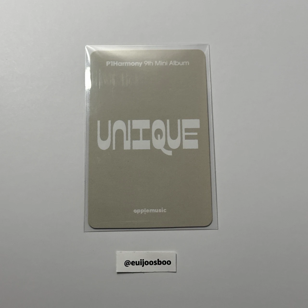 P1Harmony Jongseob P1Harmony - Jongseob - UNIQUE Album pob (pre-order benefit) apple music listing photo 2