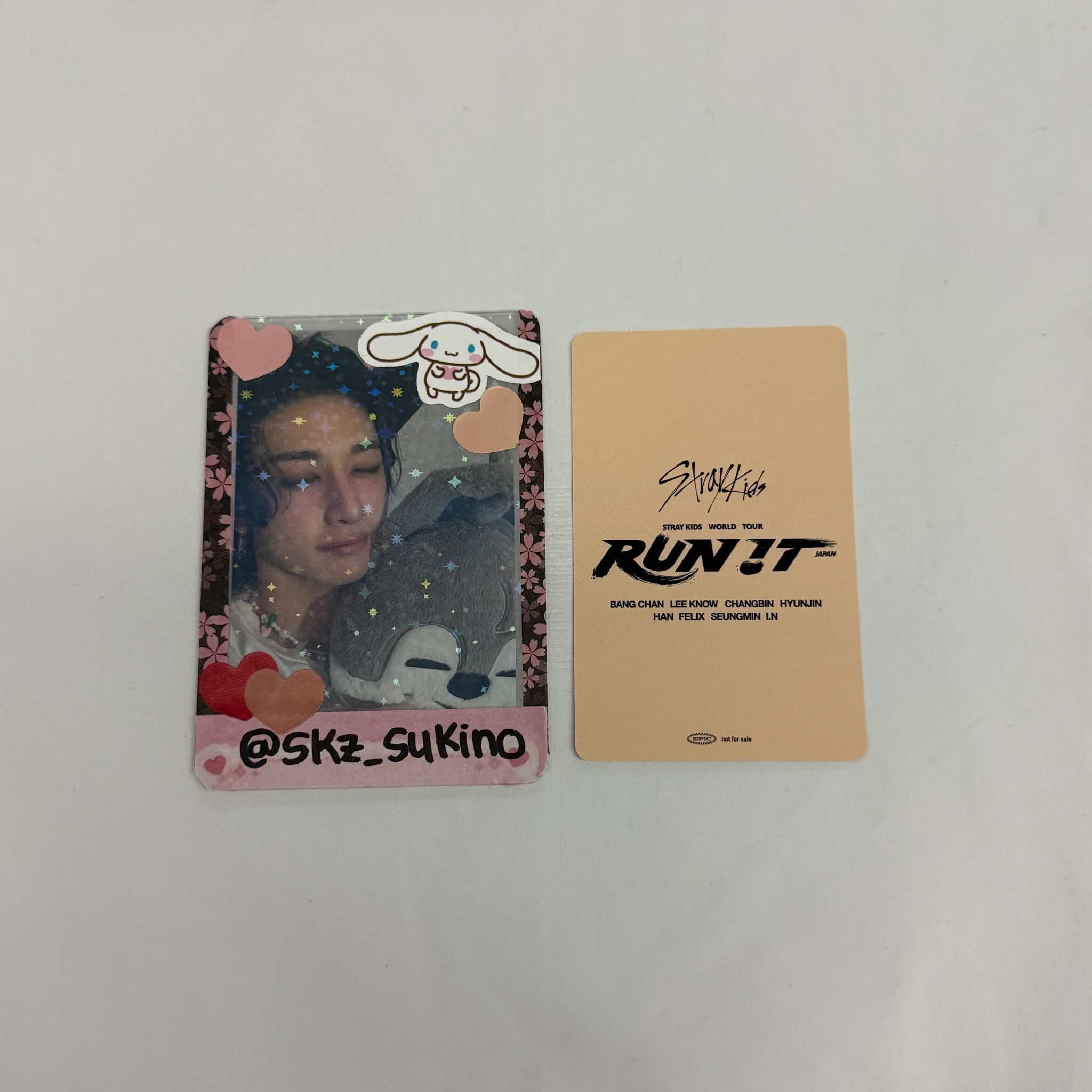 Stray Kids I.N Stray Kids - I.N - RUN IT World Tour Event day 2 osaka venue-limited pob (pre-order benefit) venue album pick-up/purchase listing photo 2