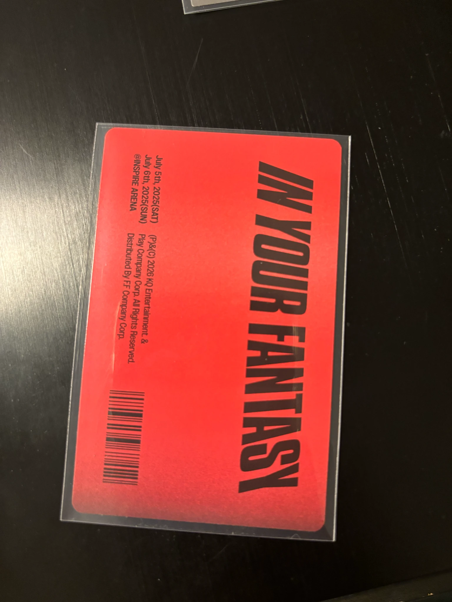 ATEEZ Yunho ATEEZ - Yunho - In Your Fantasy in Incheon DVD/Playcode Other dvd version photocard set dvd/blu-ray photocard listing photo 2