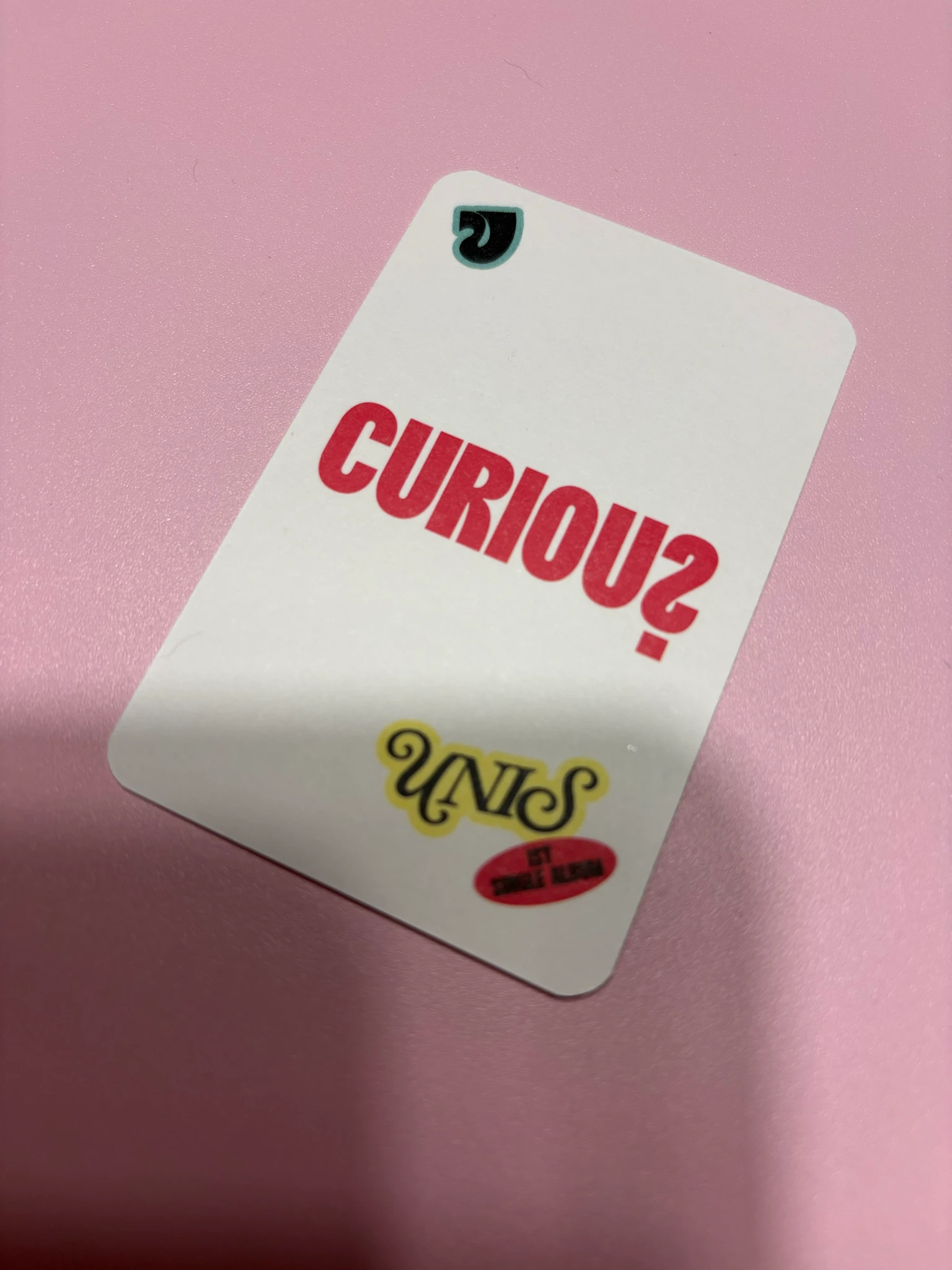 UNIS Yoona UNIS - Yoona - CURIOUS Album holographic (hologram) album photocard special card listing photo 2