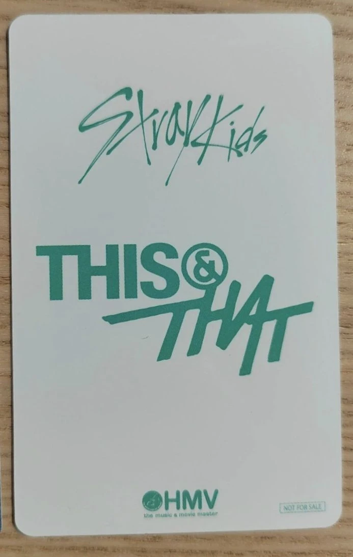 Stray Kids Felix Stray Kids - Felix - THIS & THAT Album hmv japan lucky draw (LD) A version listing photo 2