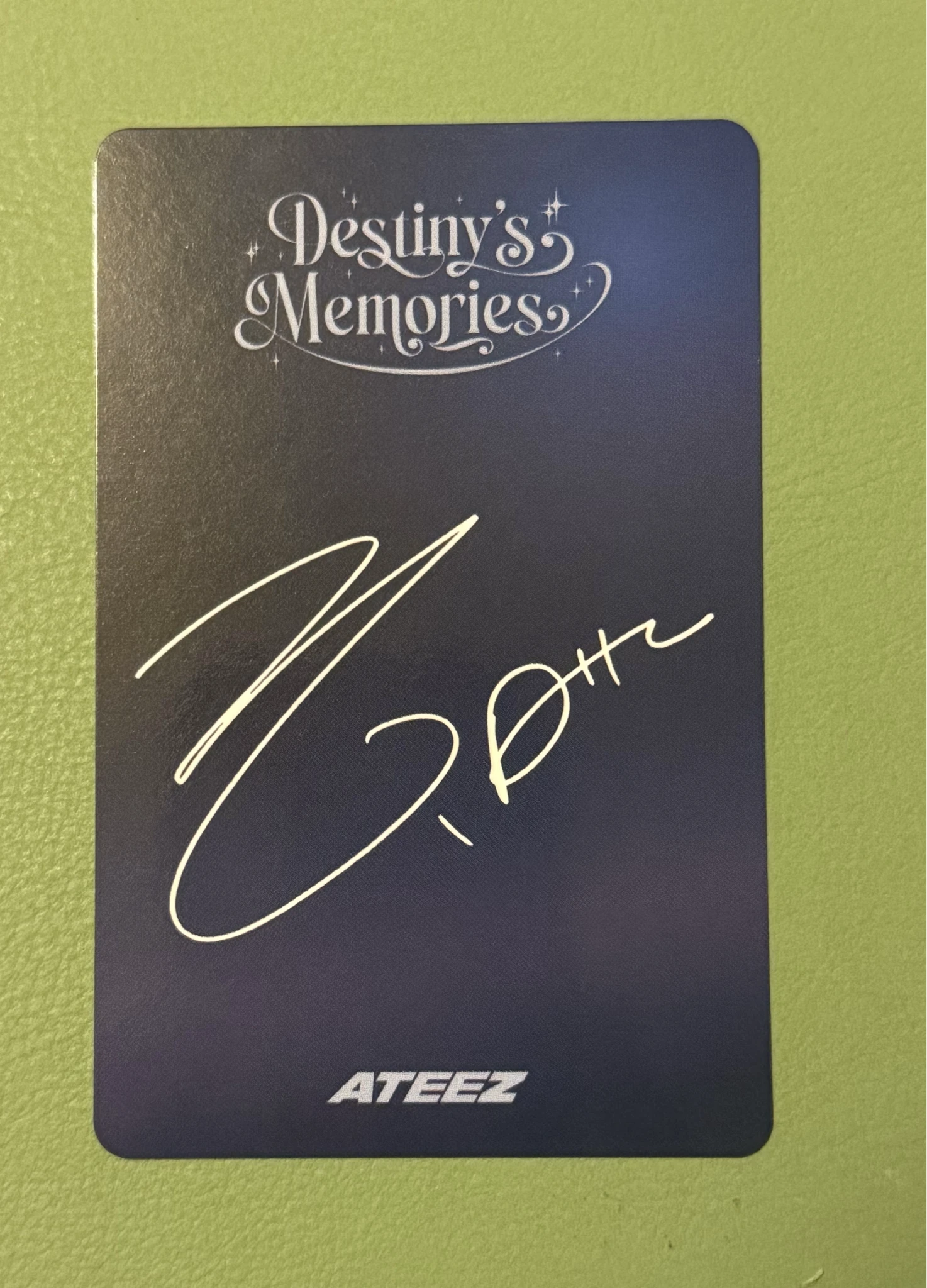 ATEEZ Hongjoong ATEEZ - Hongjoong - Destiny's Memories Exhibition Other trading card listing photo 2