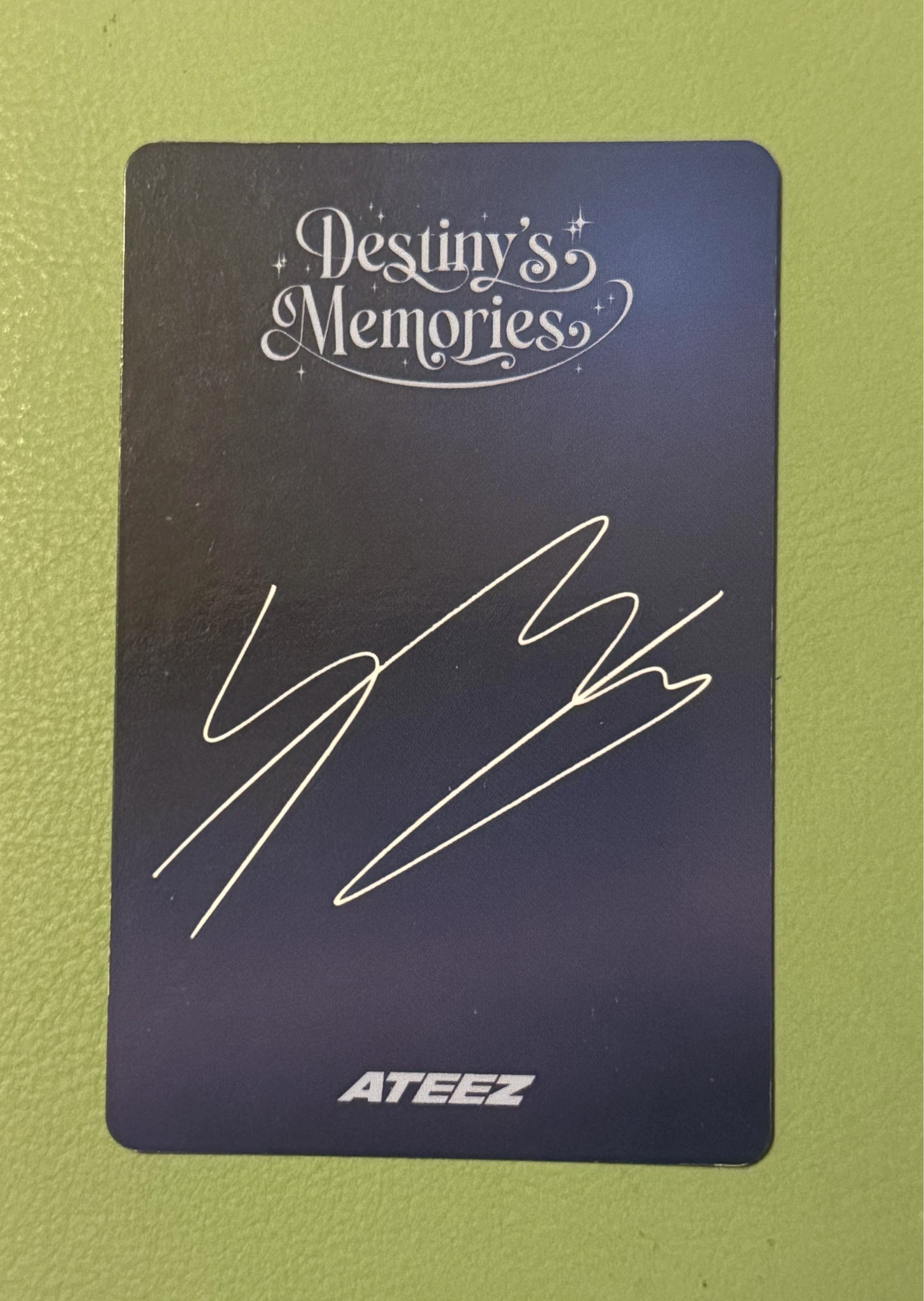 ATEEZ Mingi ATEEZ - Mingi - Destiny's Memories Exhibition Other trading card listing photo 2