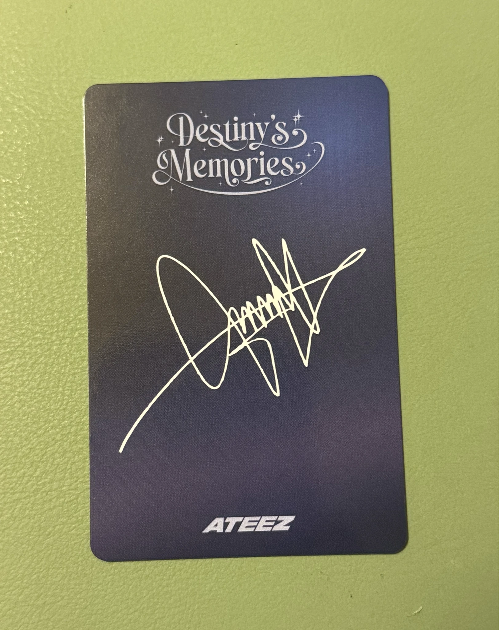 ATEEZ Jongho ATEEZ - Jongho - Destiny's Memories Exhibition Other photocard binder merch photocard pop-up store listing photo 2