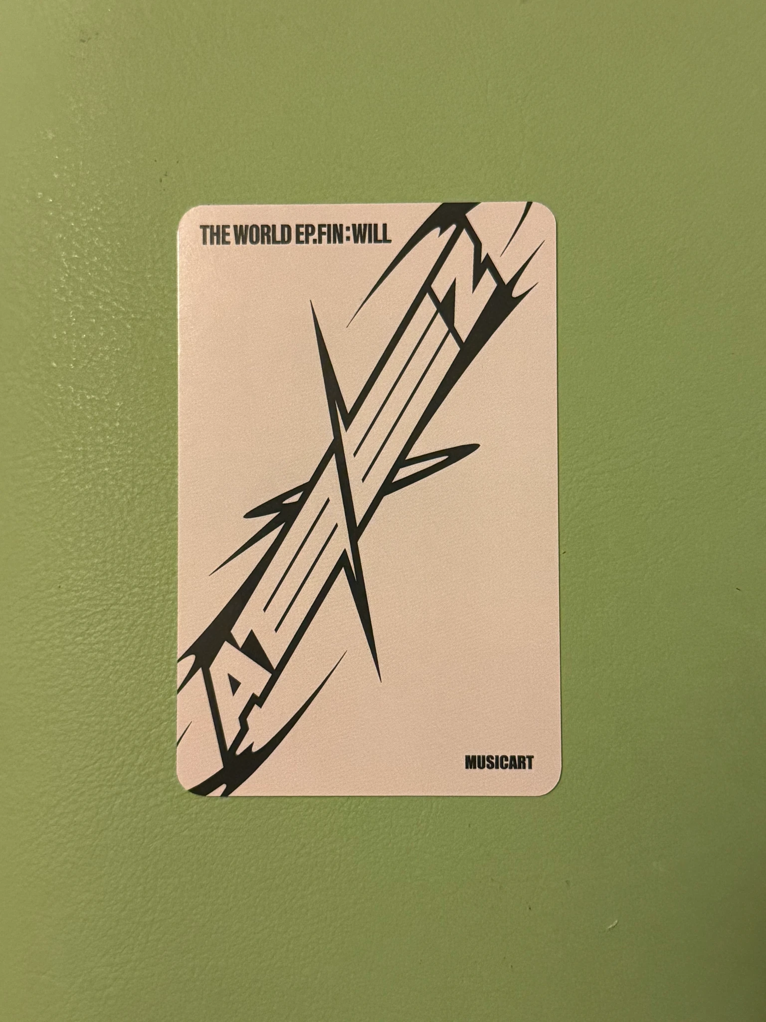 ATEEZ Hongjoong ATEEZ - Hongjoong - THE WORLD EP.FIN : WILL Album musicart (music art) digipack version fansign listing photo 2