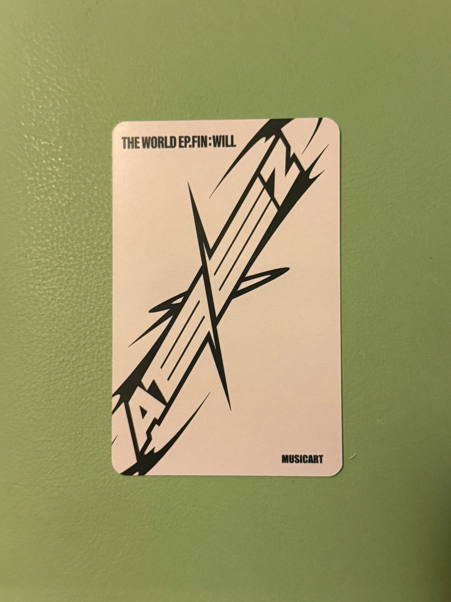 ATEEZ Wooyoung ATEEZ - Wooyoung - THE WORLD EP.FIN : WILL Album musicart (music art) listing photo 2