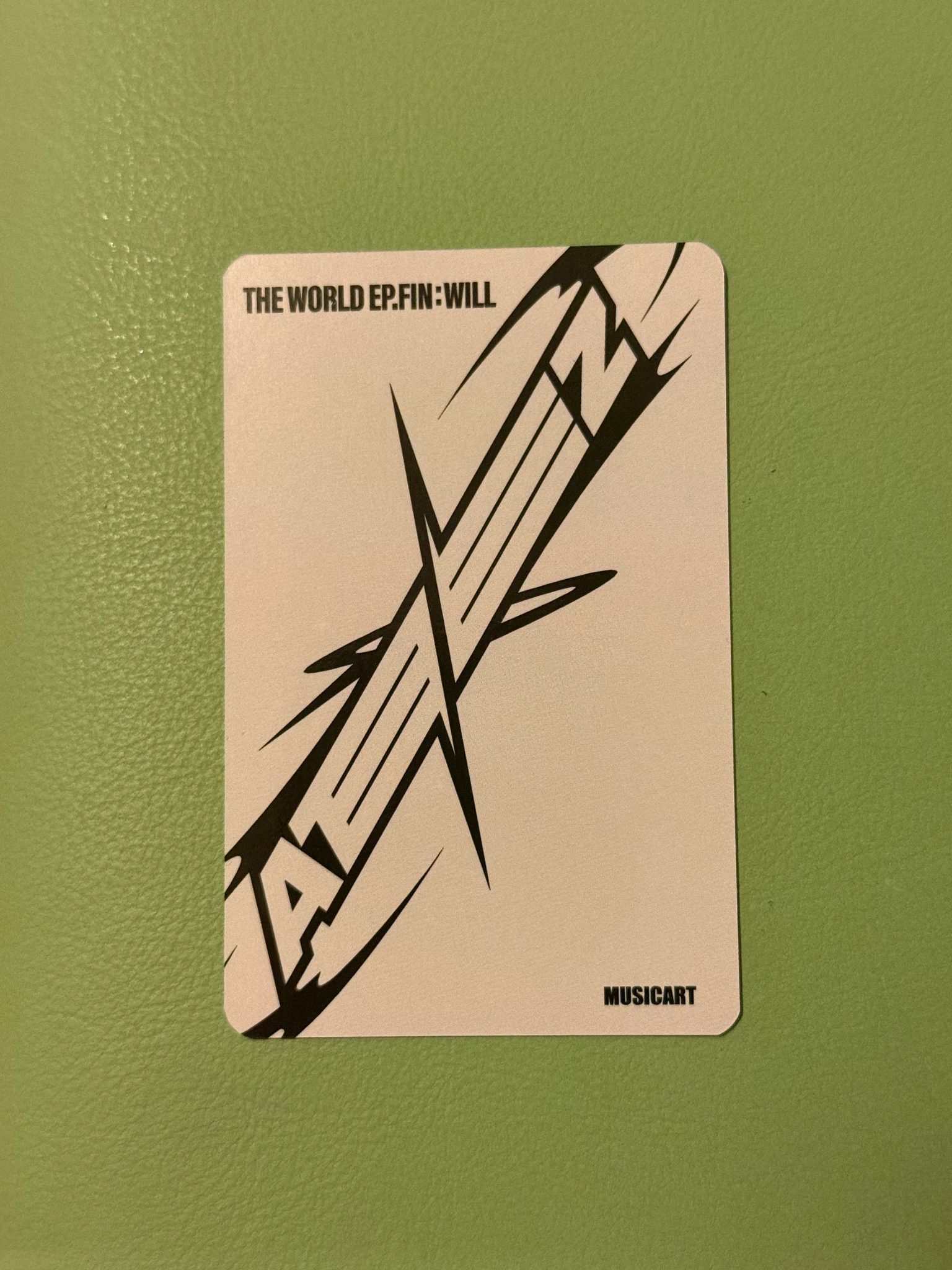 ATEEZ Jongho ATEEZ - Jongho - THE WORLD EP.FIN : WILL Album pob (pre-order benefit) musicart (music art) listing photo 2
