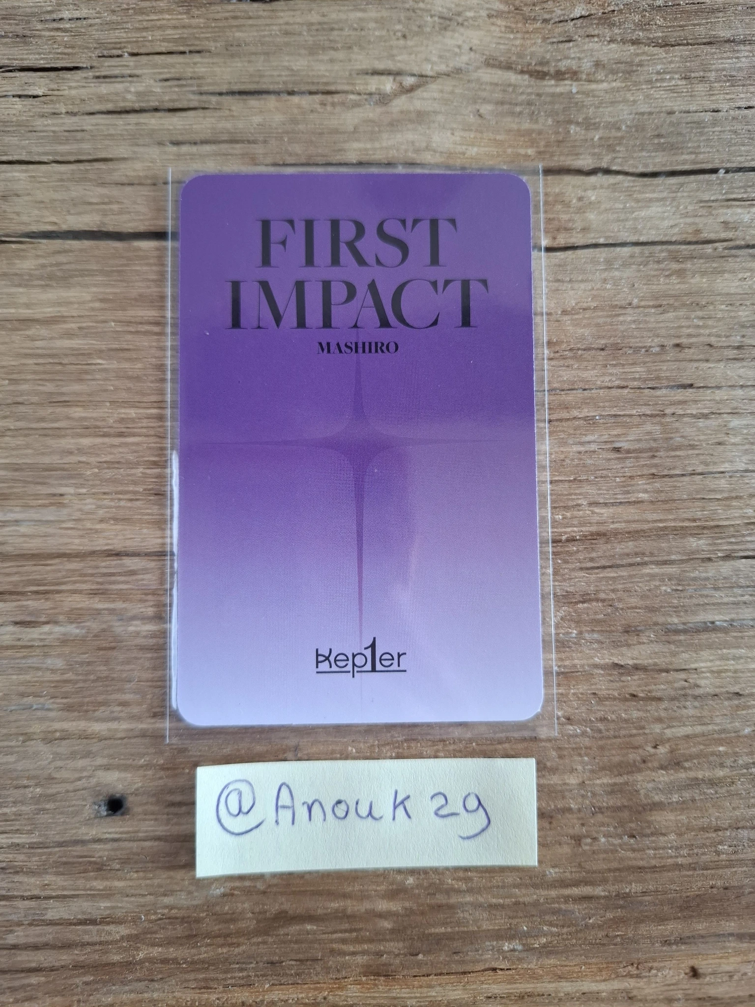 Kep1er Mashiro Kep1er - Mashiro - First Impact Album album photocard listing photo 2