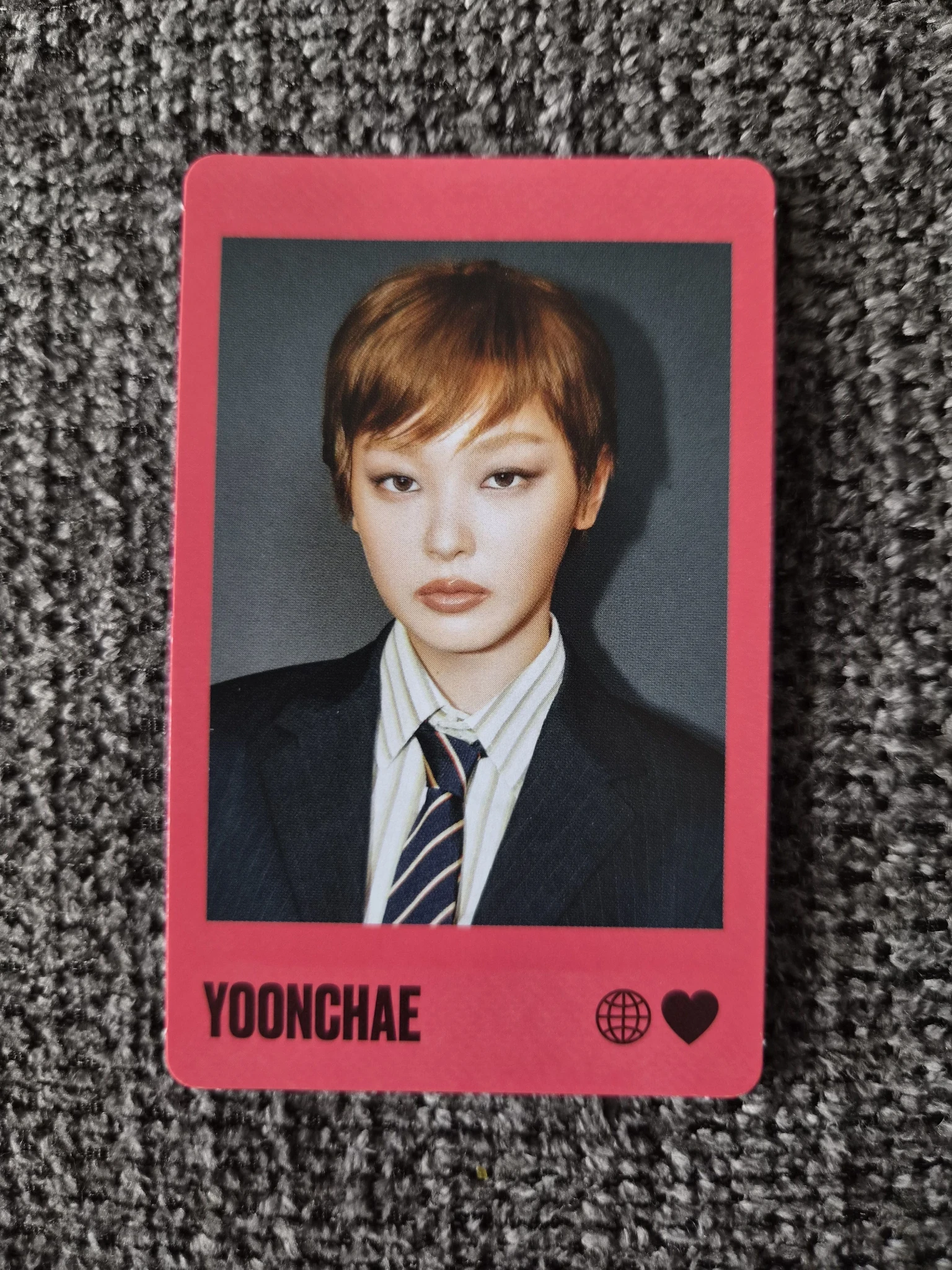 KATSEYE Yoonchae KATSEYE - Yoonchae - WILD Album album photocard vinyl version double-sided listing photo 2