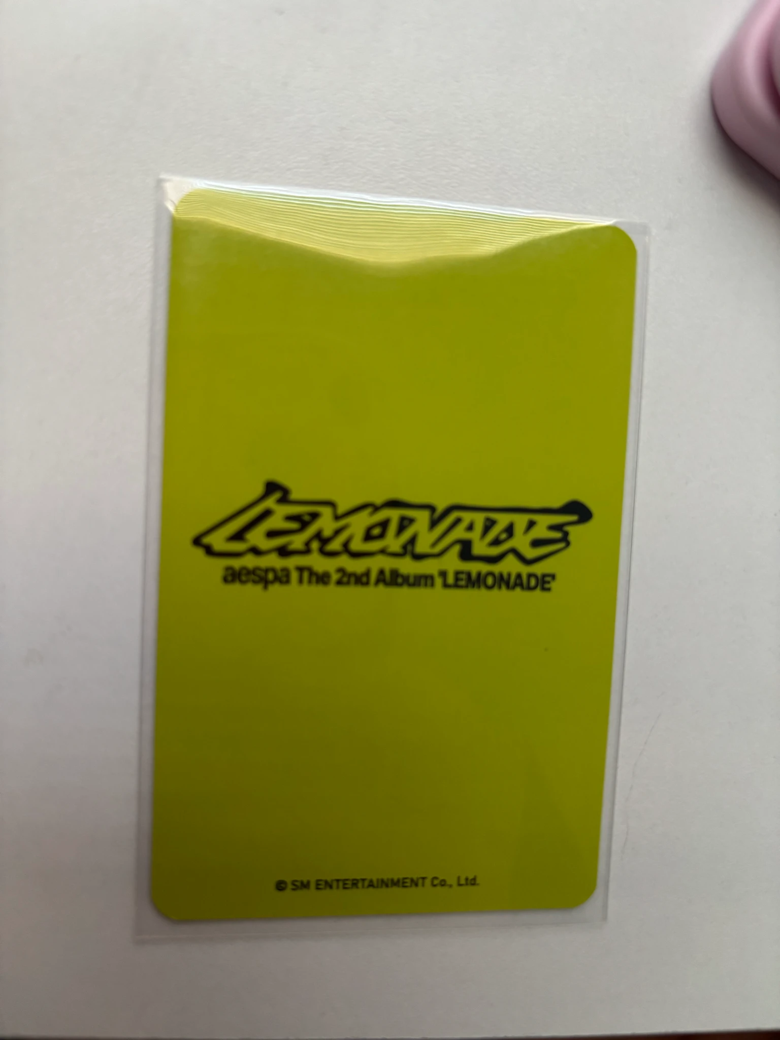 aespa Giselle aespa - Giselle - Lemonade Album musicplant (music plant) pob (pre-order benefit) listing photo 2