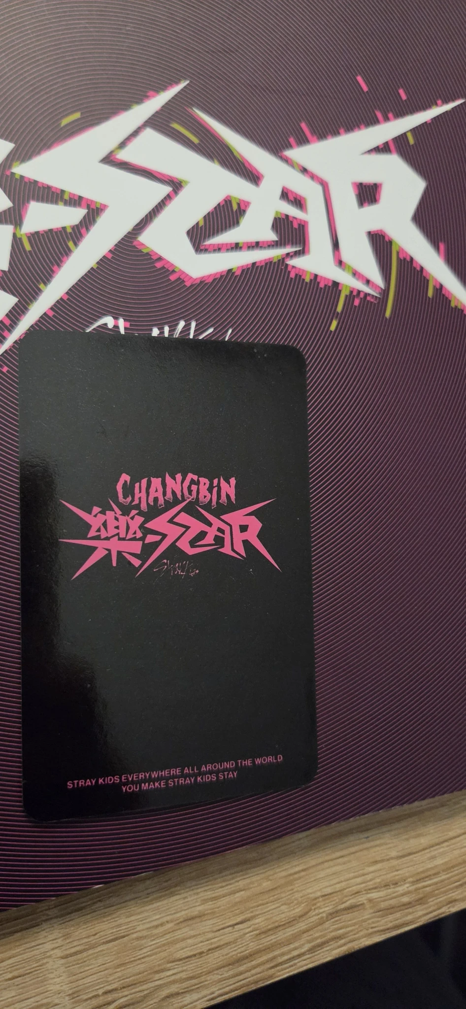 Stray Kids Changbin Stray Kids - Changbin - Rock-Star Album pre-order benefit (pob) musicplant listing photo 2