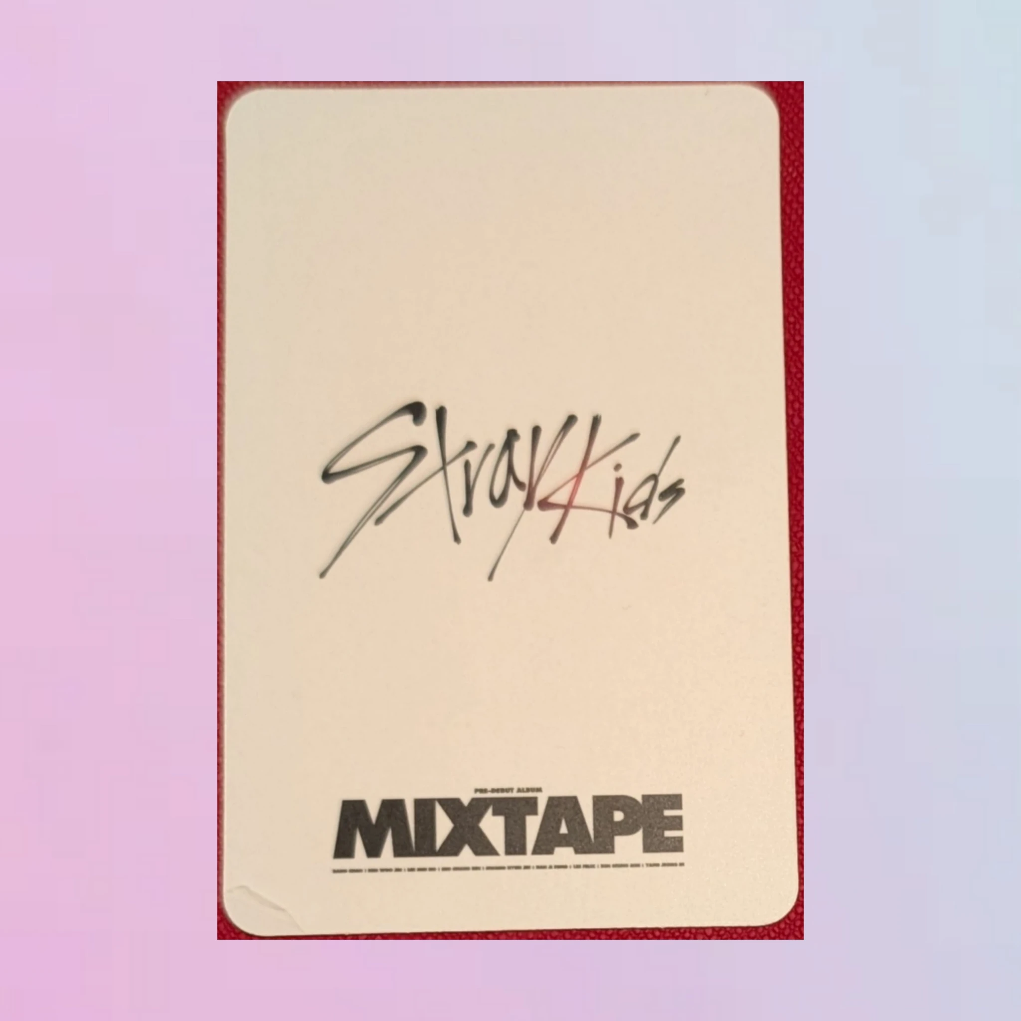 Stray Kids HAN Stray Kids - HAN - Mixtape Album making version album photocard listing photo 2