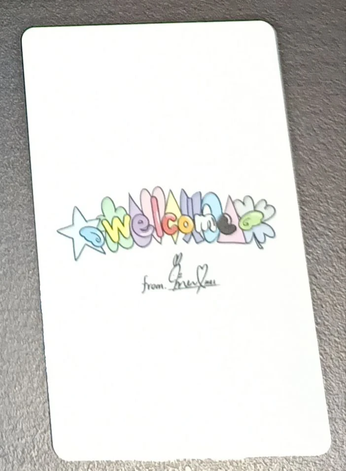 SAY MY NAME Mei SAY MY NAME - Mei - &our vibe Album album photocard hype version listing photo 2