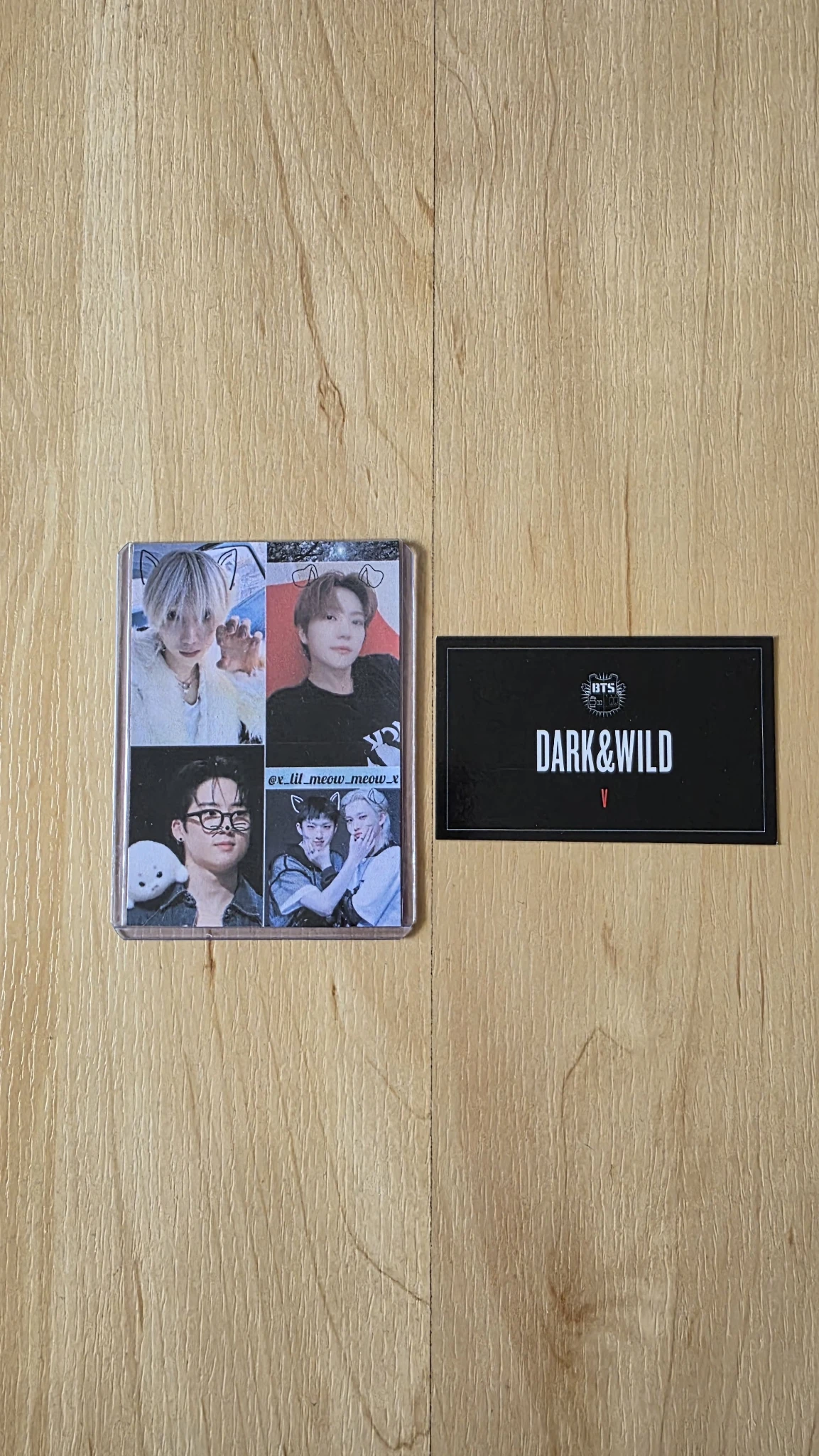 BTS V BTS - V - Dark & Wild Album album photocard horizontal listing photo 2