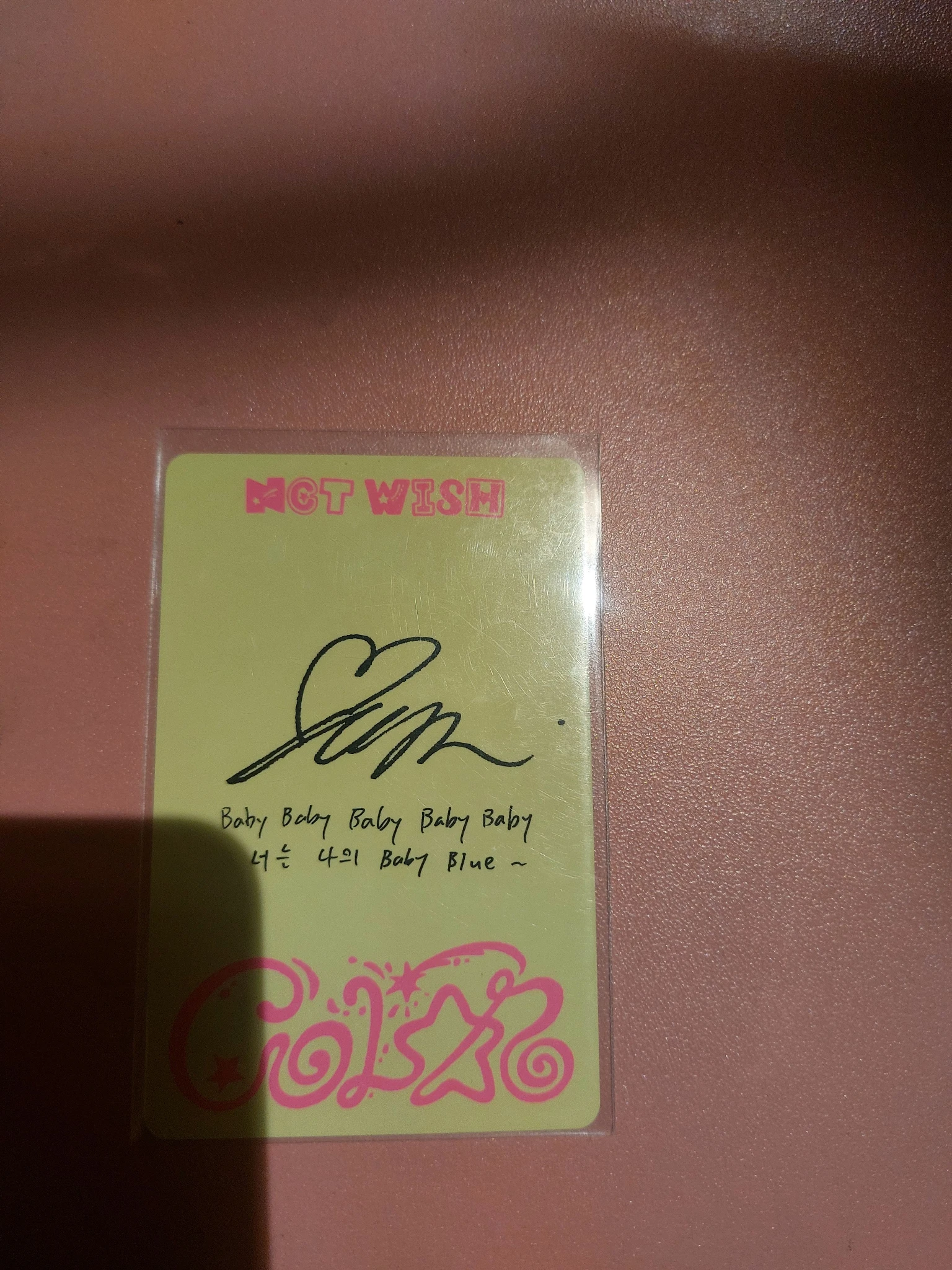 NCT WISH Yushi NCT Wish - Yushi - COLOR Album jewel case version album photocard listing photo 2