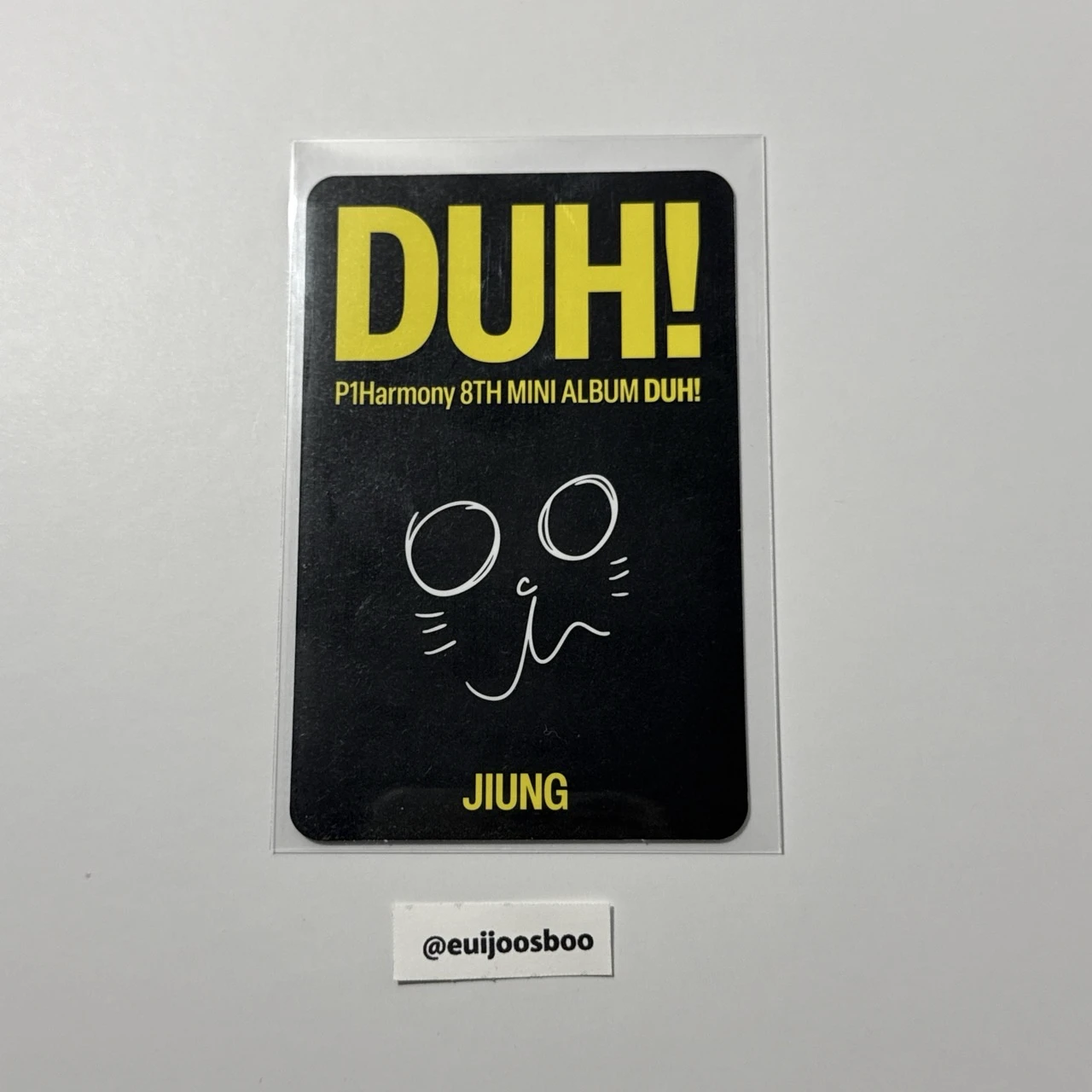 P1Harmony Jiung P1Harmony - Jiung - DUH! Album album photocard U ver. listing photo 2