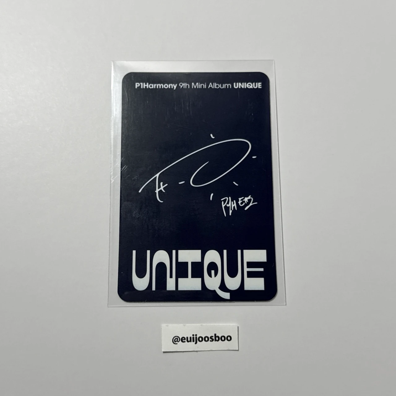 P1Harmony Theo P1Harmony - Theo - UNIQUE Album B version listing photo 2