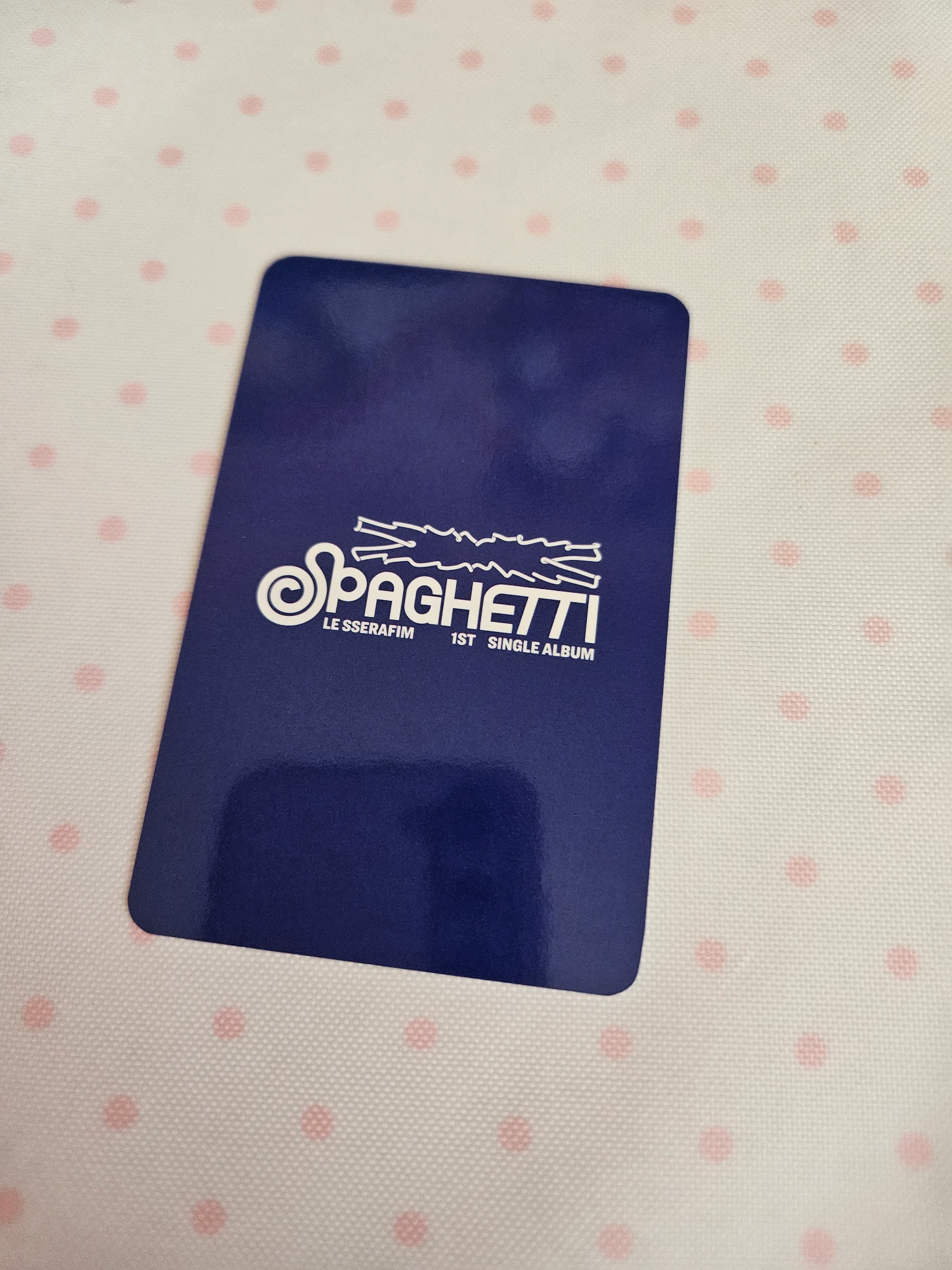 LE SSERAFIM Kim Chaewon LE SSERAFIM - Kim Chaewon - SPAGHETTI Album ktown4u pre-order benefit (pob) standard version listing photo 2
