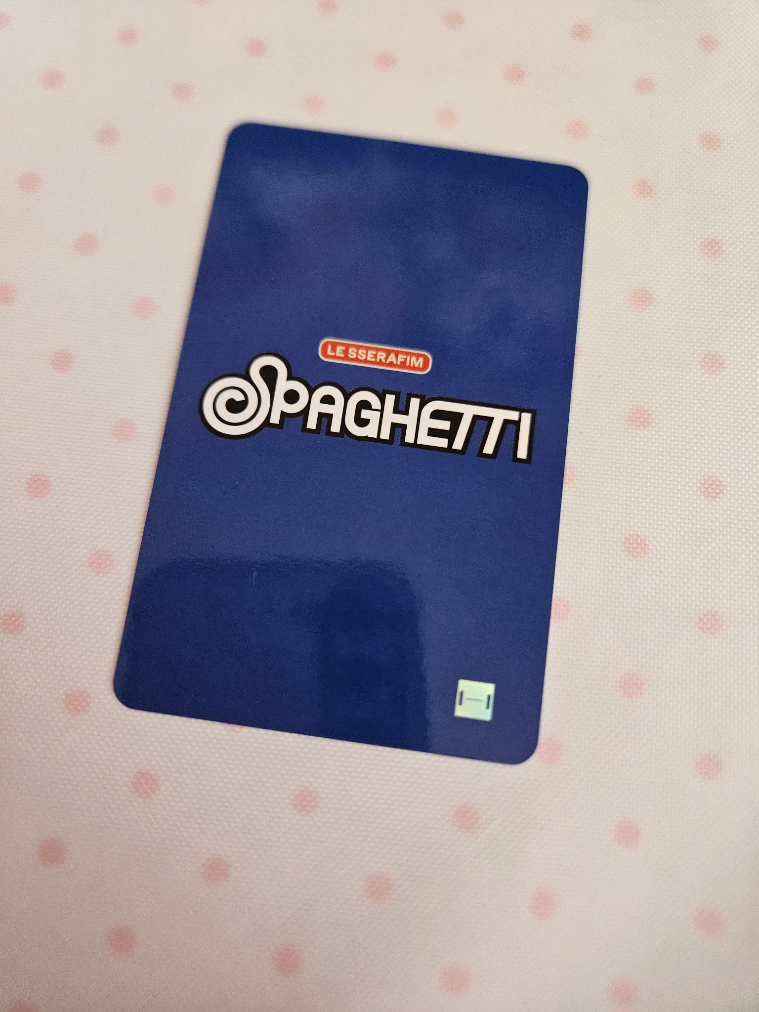 LE SSERAFIM Kim Chaewon LE SSERAFIM - Kim Chaewon - SPAGHETTI Album mymusictaste (mmt) lucky draw round 1 listing photo 2