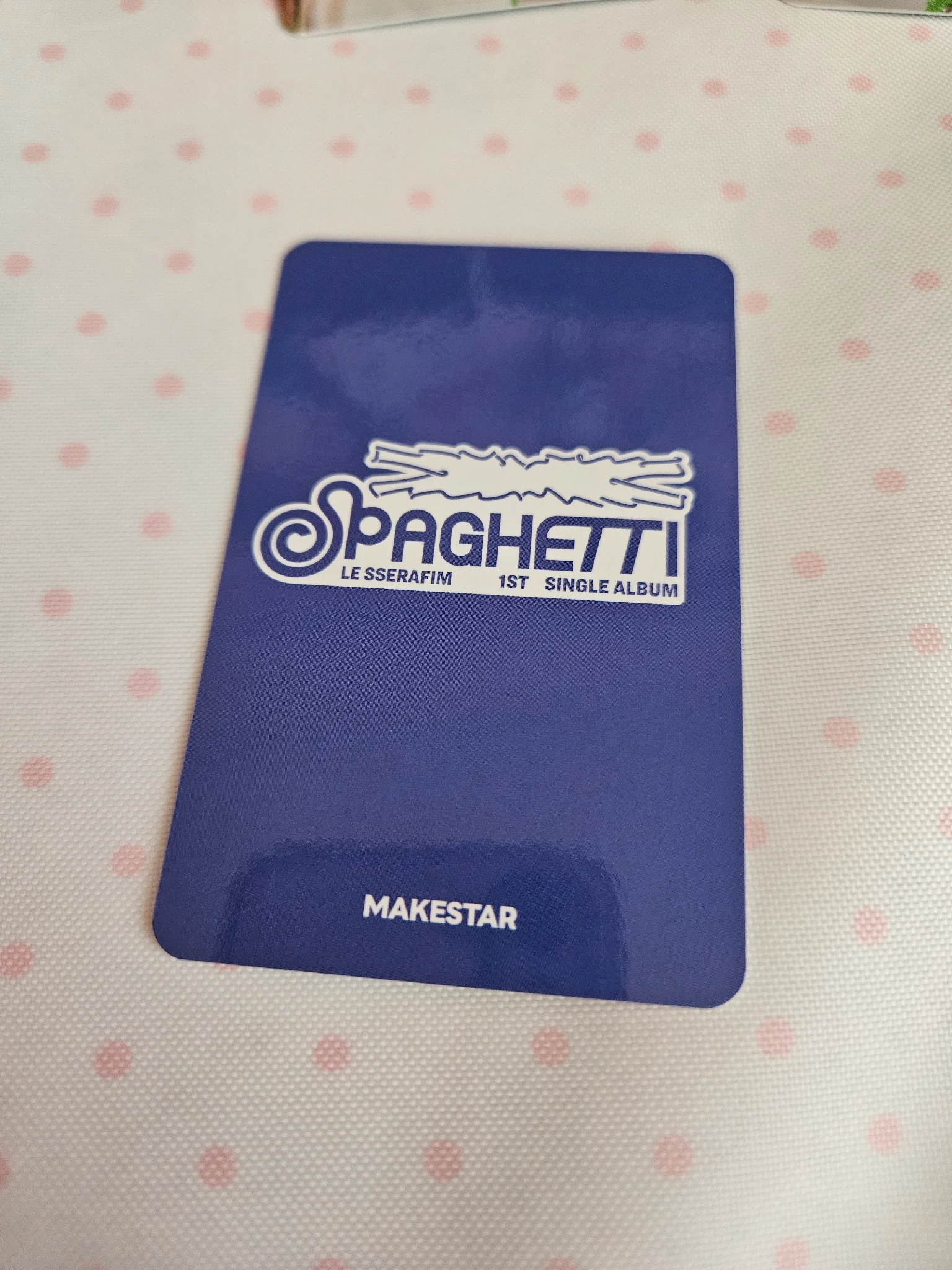 LE SSERAFIM Kim Chaewon LE SSERAFIM - Kim Chaewon - SPAGHETTI Album makestar china video call round 1 listing photo 2