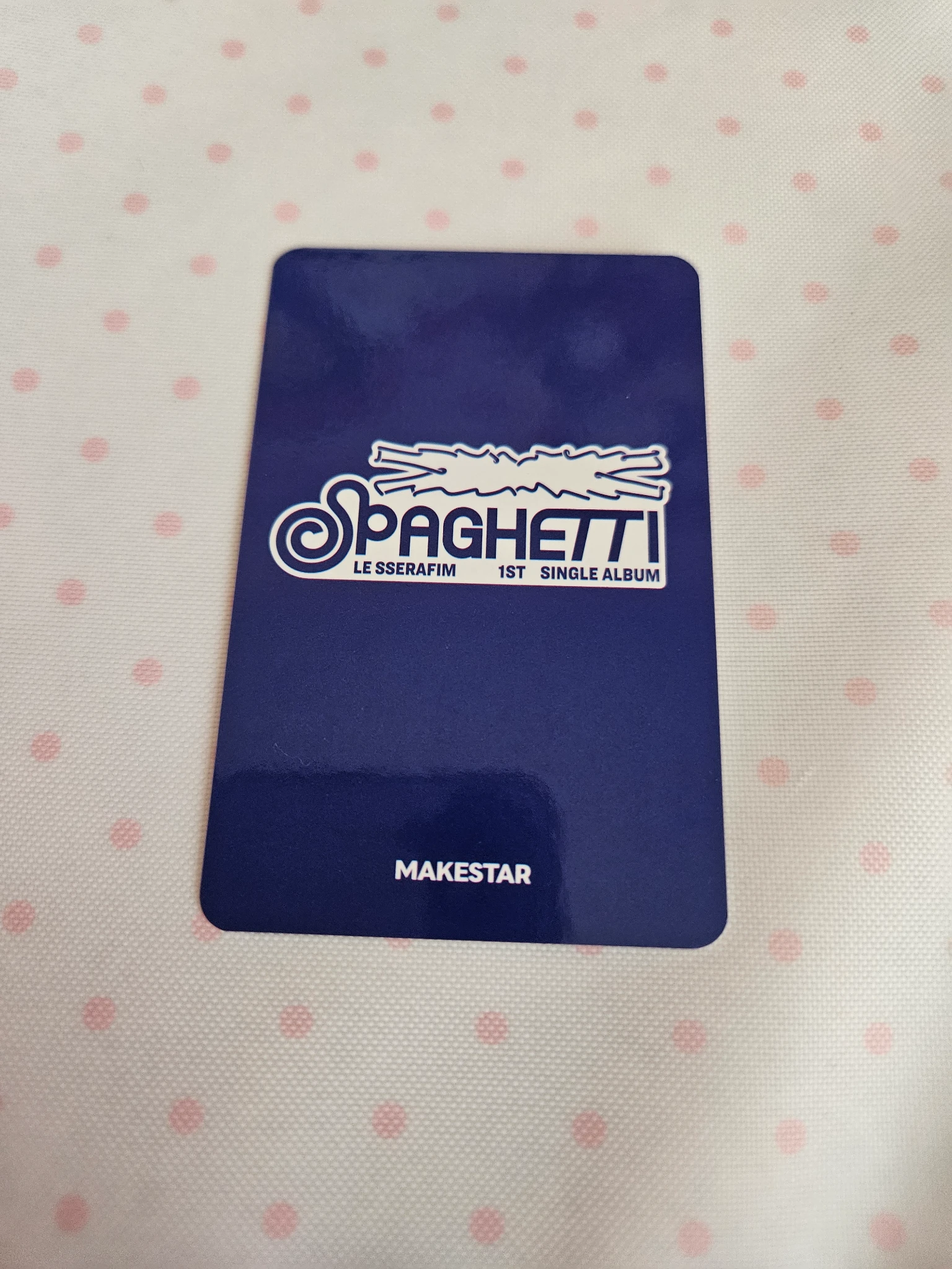 LE SSERAFIM Kim Chaewon LE SSERAFIM - Kim Chaewon - SPAGHETTI Album makestar fansign listing photo 2
